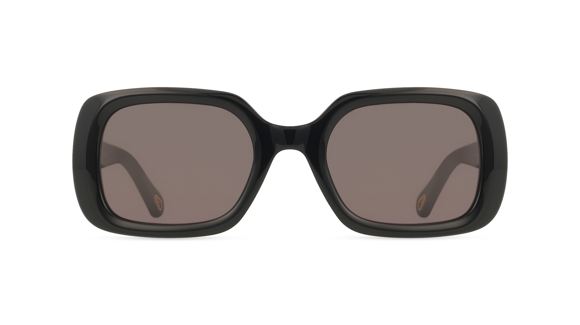 Chloé CH0333S Damen-Sonnenbrille Vollrand Eckig Acetat-Gestell, schwarz