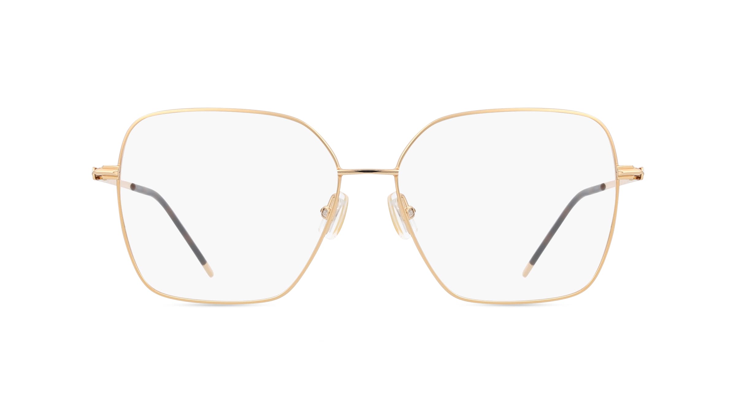 Boss 1464 Damen-Brille inkl. Gläser Vollrand Eckig Metall-Gestell 54mm/15mm/140mm, gold