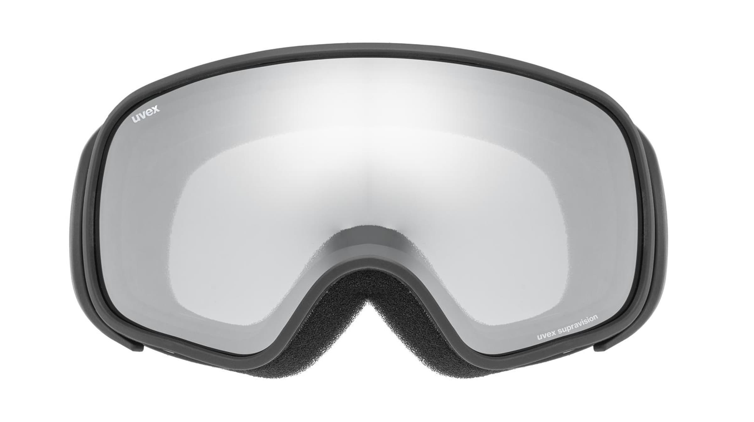 Uvex SCRIBBLE FM Unisex-Skibrille Vollrand Monoscheibe Kunststoff-Gestell, schwarz