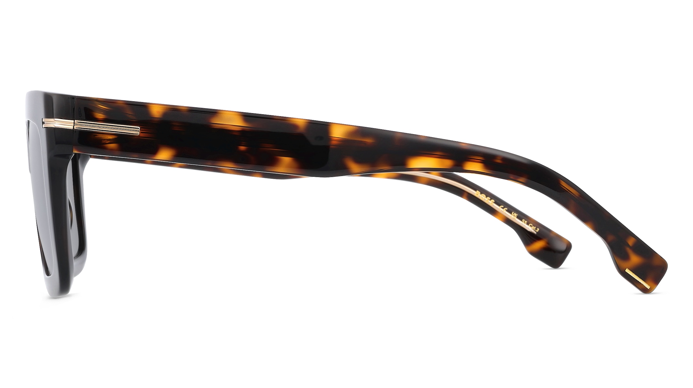 Thumbnail - Boss 1501/S Herren-Sonnenbrille Vollrand Quadratisch Acetat-Gestell, schwarz