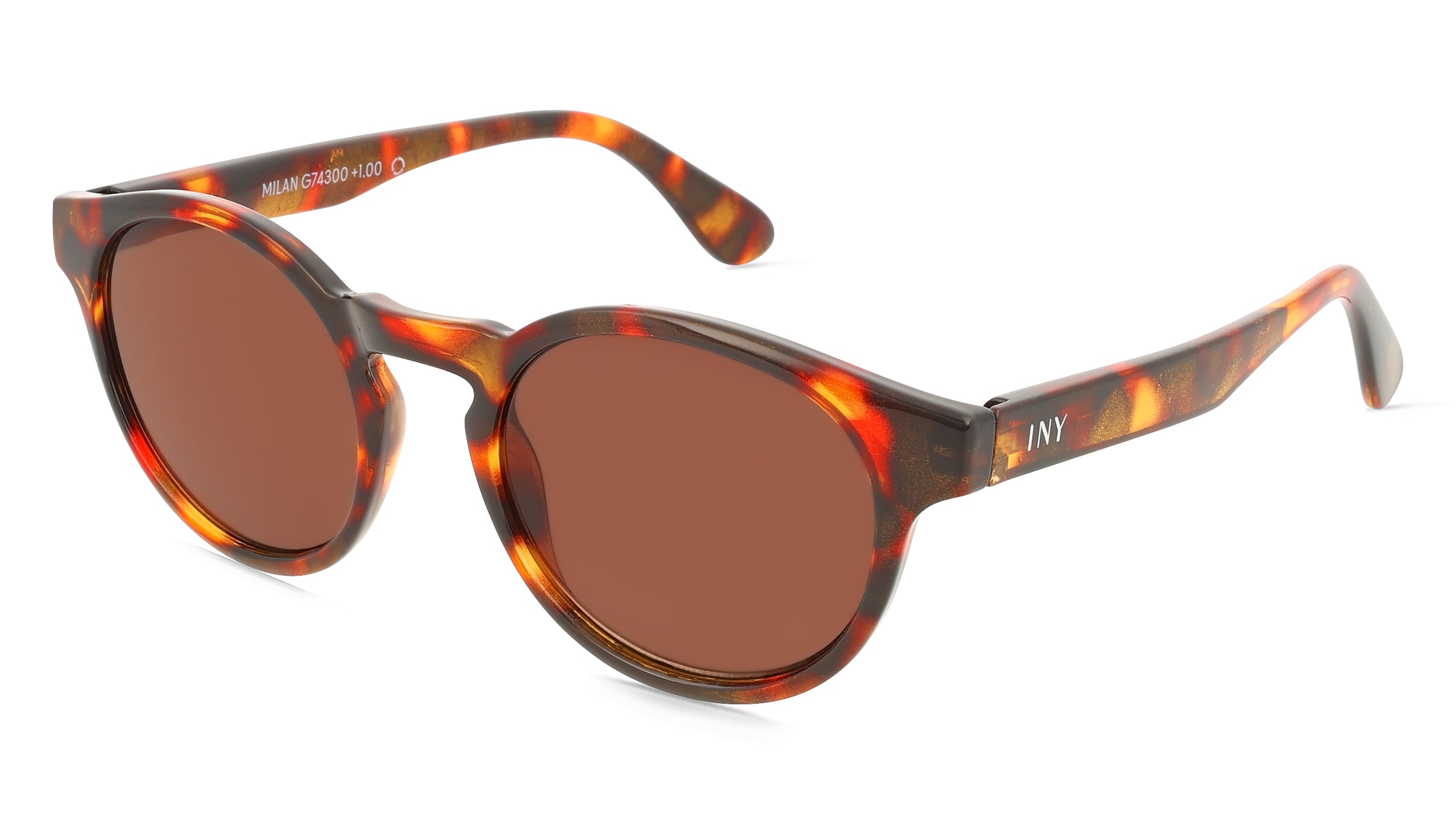 I NEED YOU MILAN Unisex-Fertiglesebrille Vollrand Panto Kunststoff-Gestell, Havanna