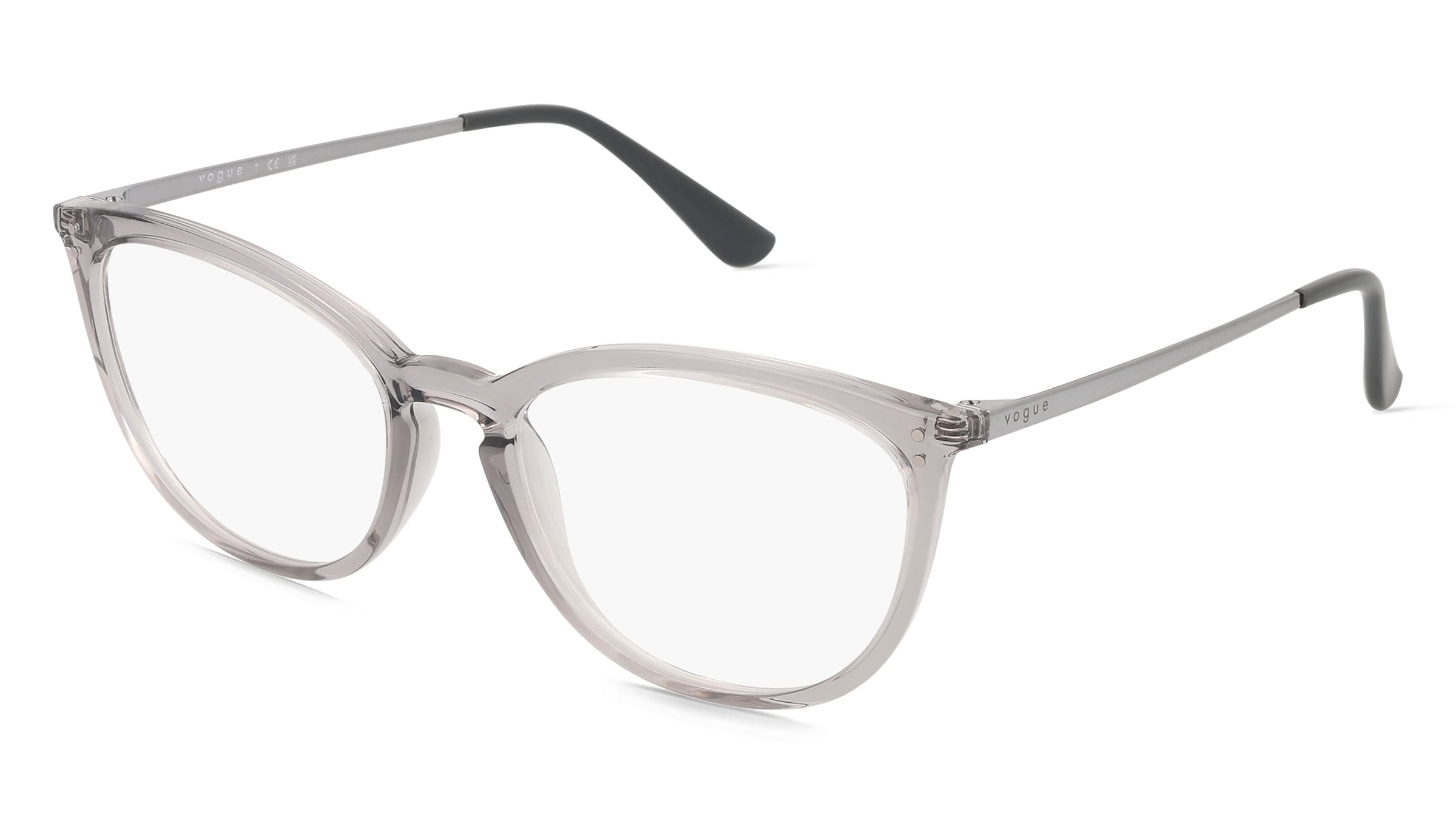 Vogue 0VO5276 Damen-Brille inkl. Gläser Vollrand Cat Eye Kunststoff-Gestell 53/17/140, Grau