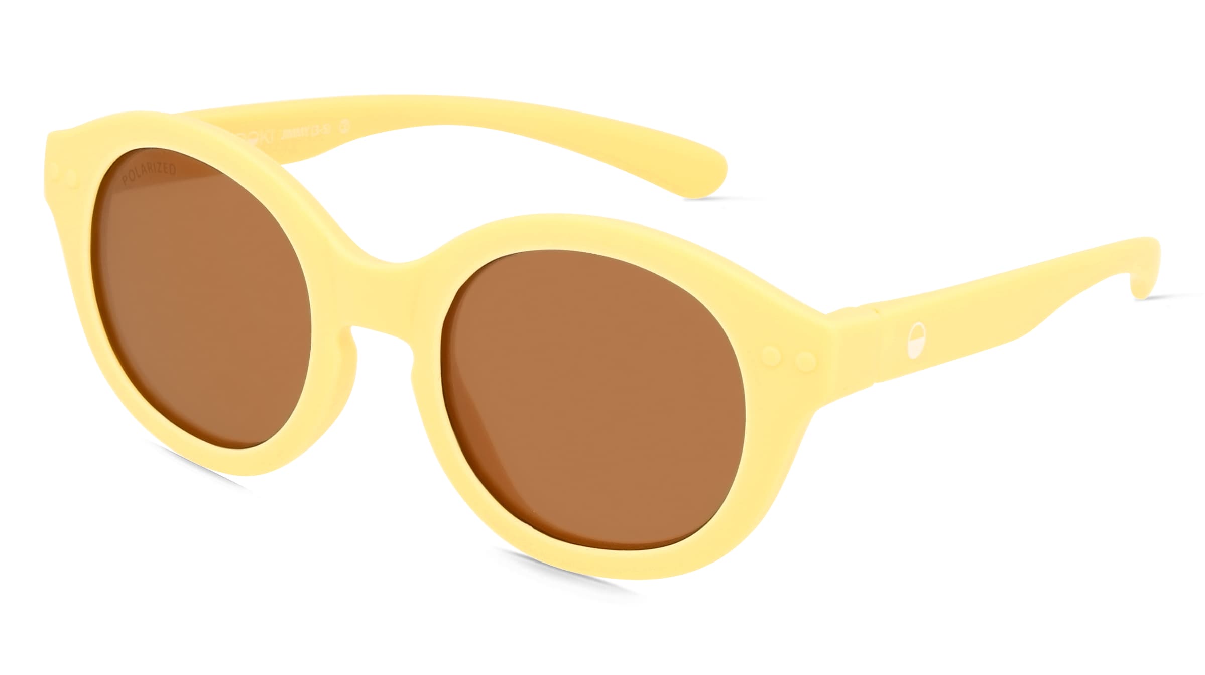 OKIDOKI JIMMY SUN LITTLE (3-5) Kinder-Sonnenbrille Vollrand Panto Kunststoff-Gestell, Gelb