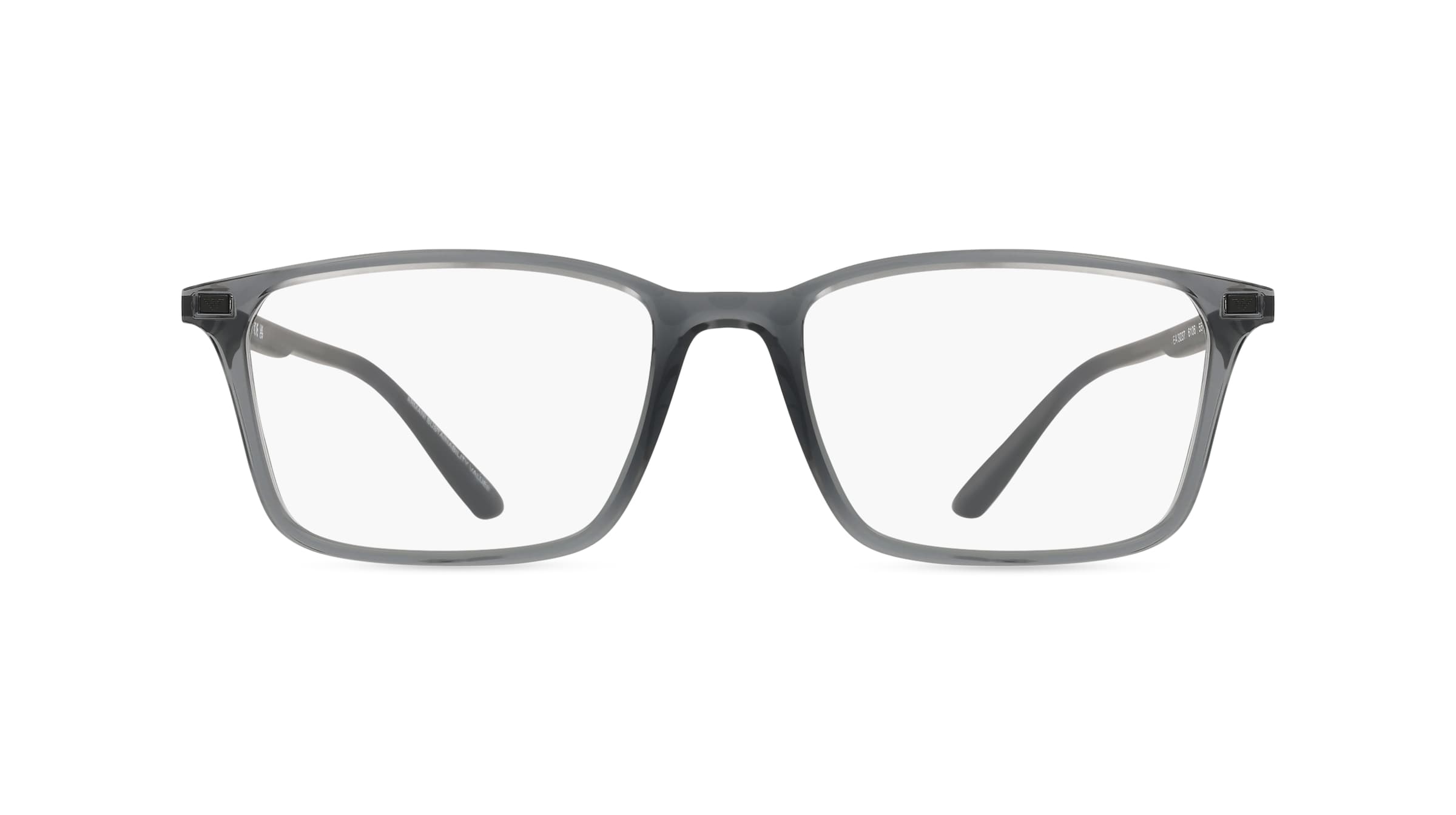 Emporio Armani 0EA3237 Herren-Brille inkl. Gläser Vollrand Eckig Acetat-Gestell 55mm/18mm/145mm, schwarz