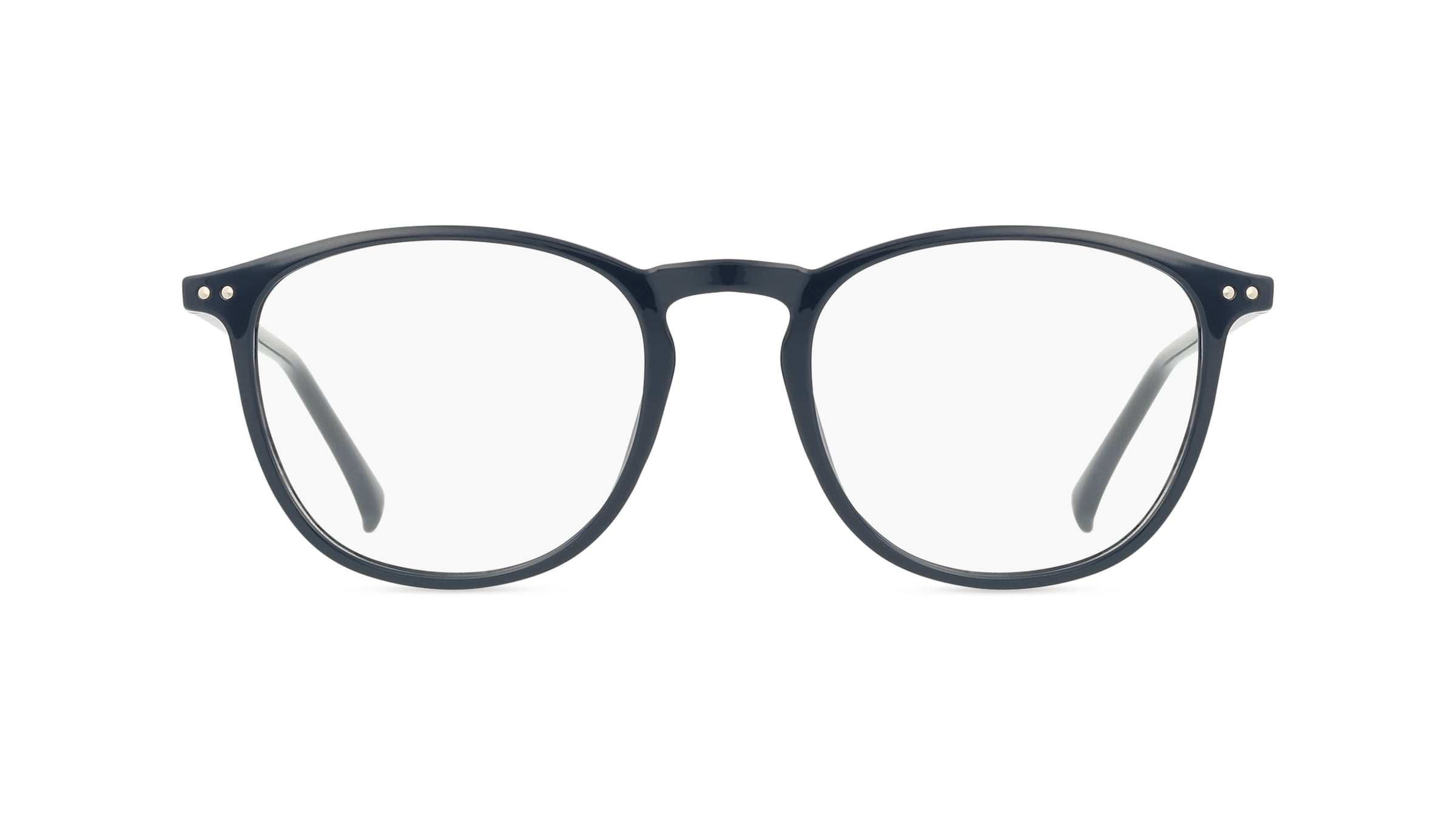 JOOP! JP 6007 Unisex-Brille inkl. Gläser Vollrand Rund Kunststoff-Gestell 50mm/20mm/142mm, blau