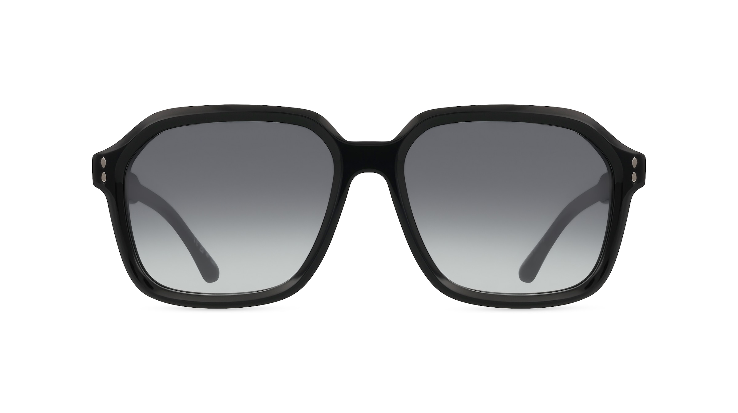 Isabel Marant IM 0153/G/S Damen-Sonnenbrille Vollrand Eckig Acetat-Gestell, schwarz