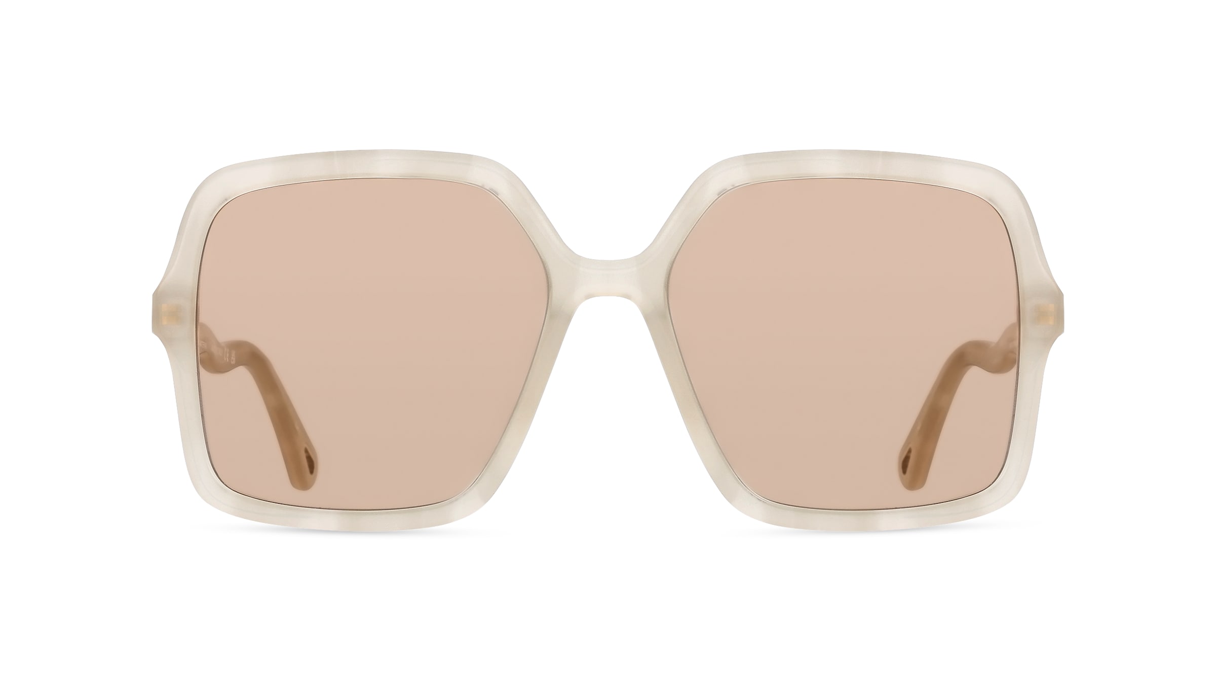 Chloé CH0086S Damen-Sonnenbrille Vollrand Eckig Bio-Acetat-Gestell, gelb