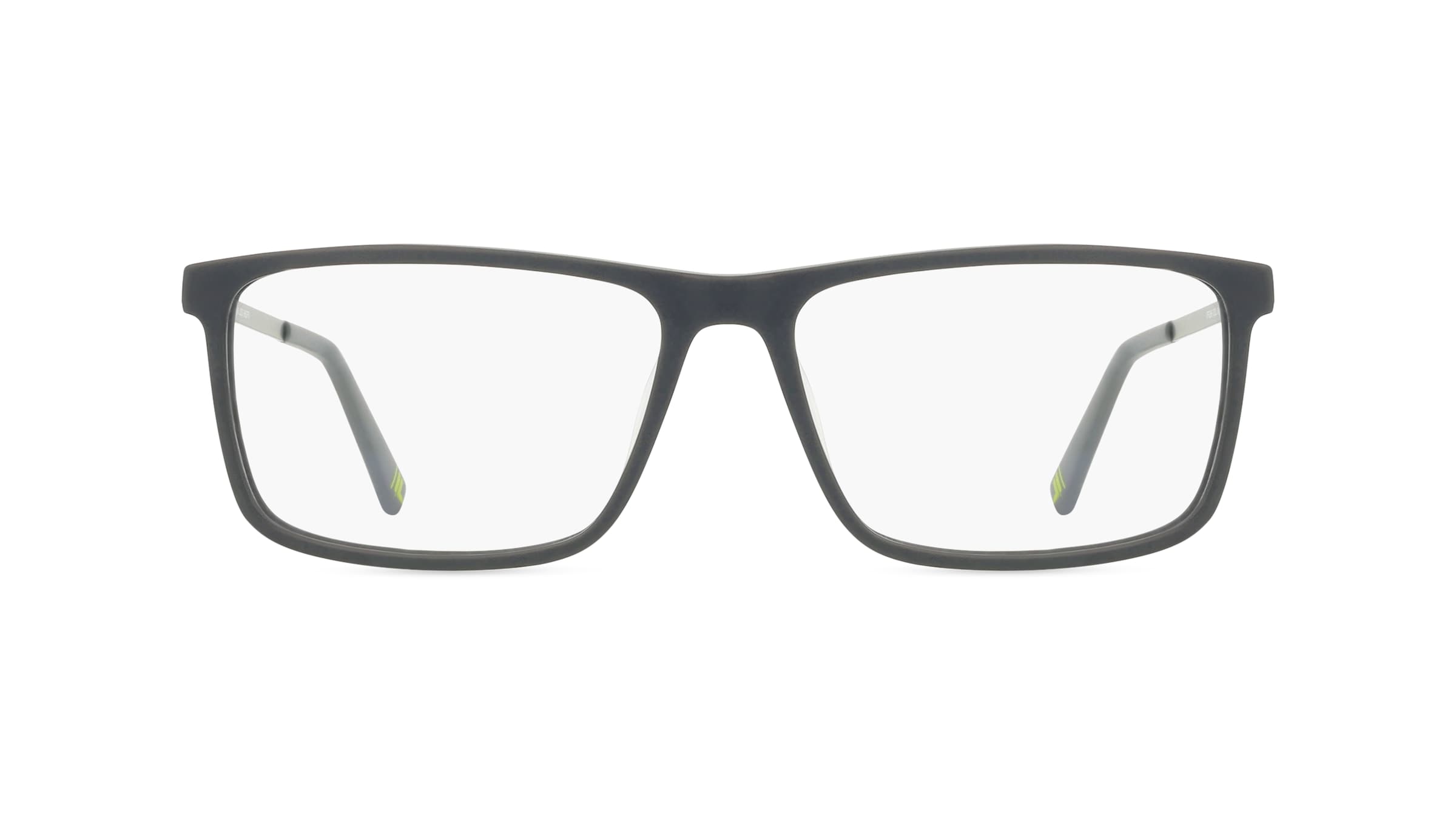 Fila FIAVFI296 Herren-Brille inkl. Gläser Vollrand Eckig Material Mix-Gestell 54mm/15mm/145mm, grau