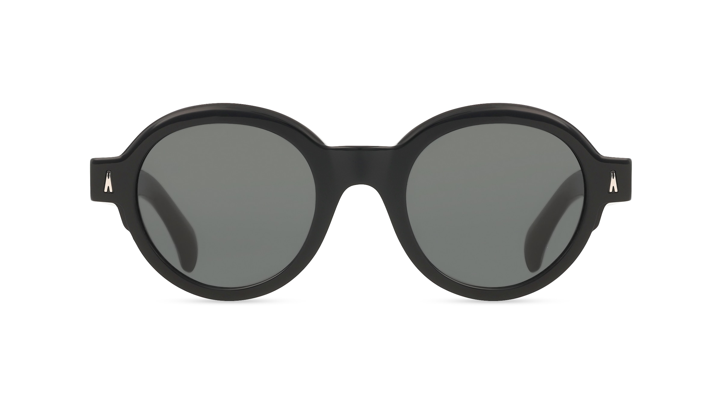 Moncler ME6003 RONDOSA Unisex-Sonnenbrille Vollrand Rund Acetat-Gestell, schwarz