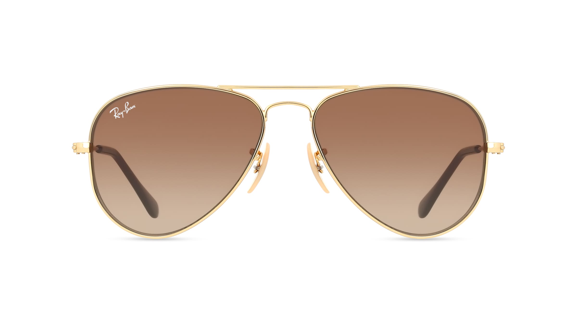 Ray-Ban Junior RJ 9506S AVIATOR Jugend-Sonnenbrille Vollrand Pilot Metall-Gestell, gold