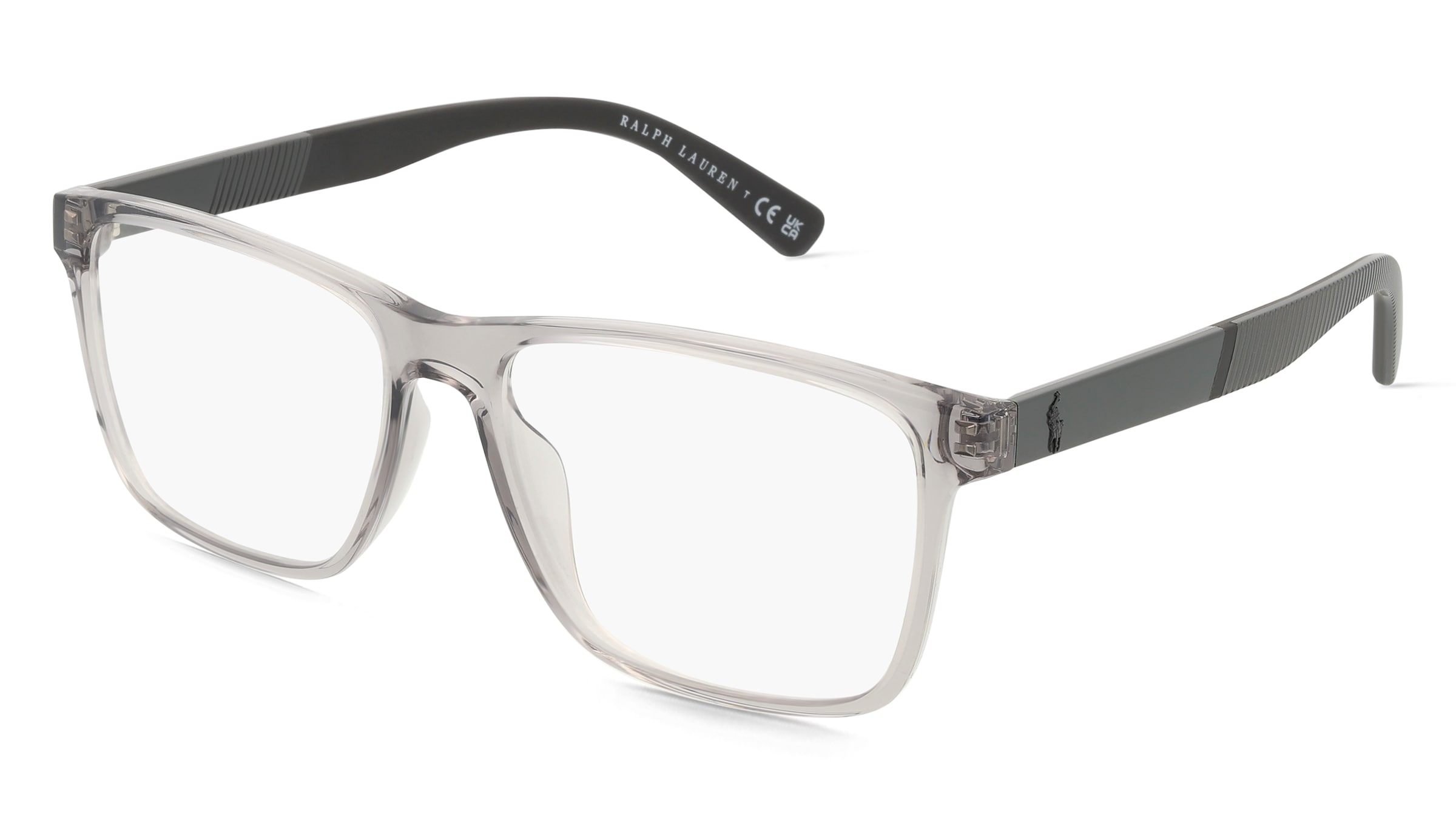 Polo Ralph Lauren 0PH2257U Herren-Brille inkl. Gläser Vollrand Quadratisch Acetat-Gestell 57/16/150, Grau