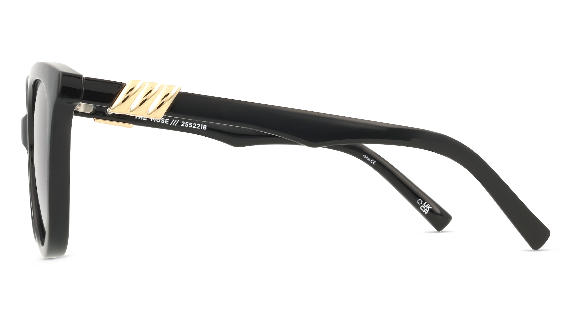 Thumbnail - Le Specs LSP2552218 Damen-Sonnenbrille Vollrand Rund Kunststoff-Gestell, schwarz