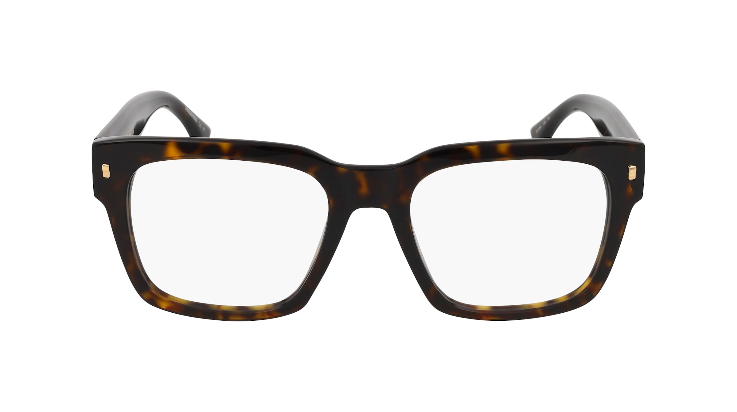 Dsquared2	 D2 0066 Herren-Brille inkl. Gläser Vollrand Eckig Acetat-Gestell 54mm/20mm/145mm, braun