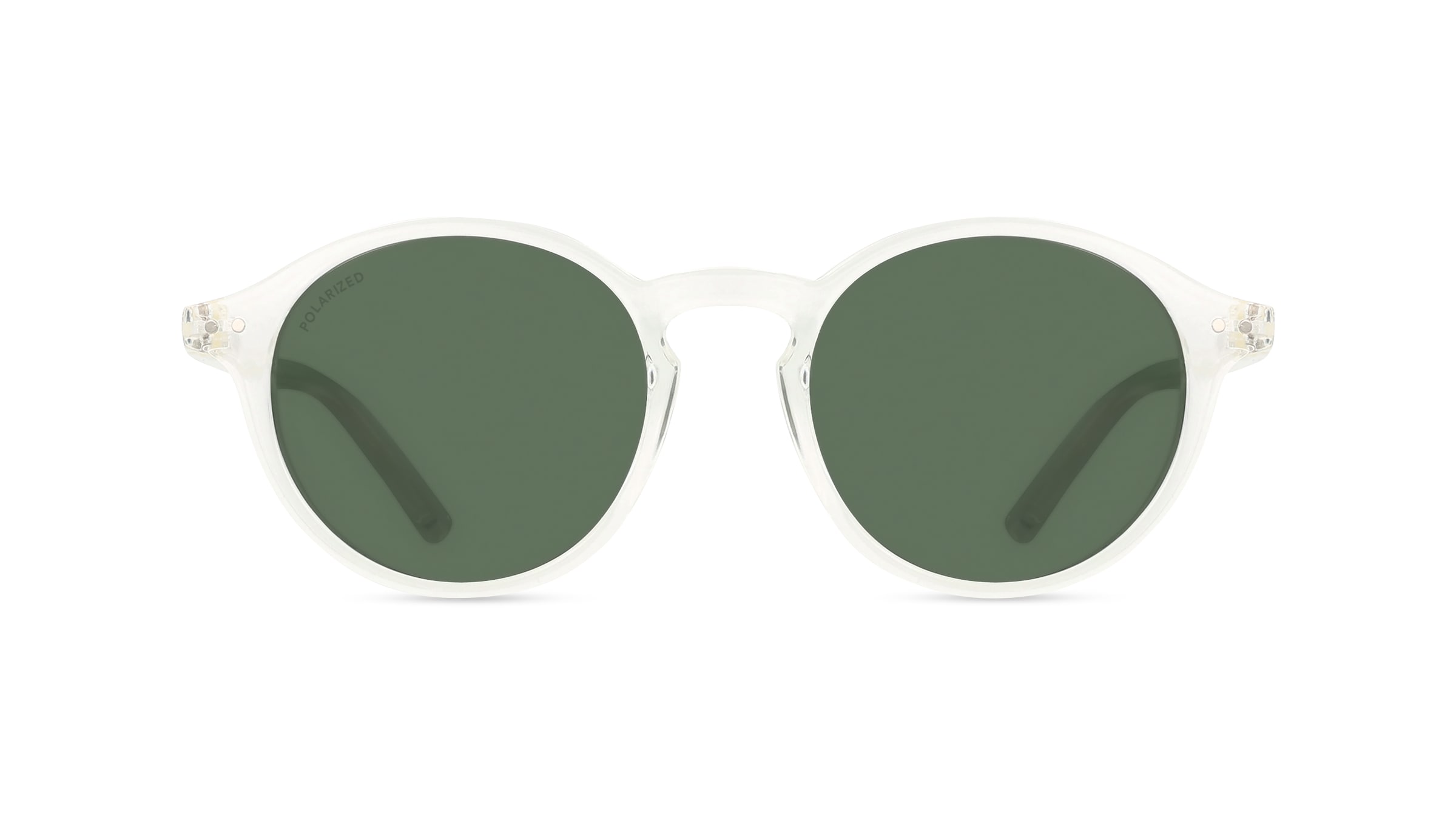OKIDOKI SAMMY SUN Unisex-Sonnenbrille Vollrand Panto Kunststoff-Gestell, transparent