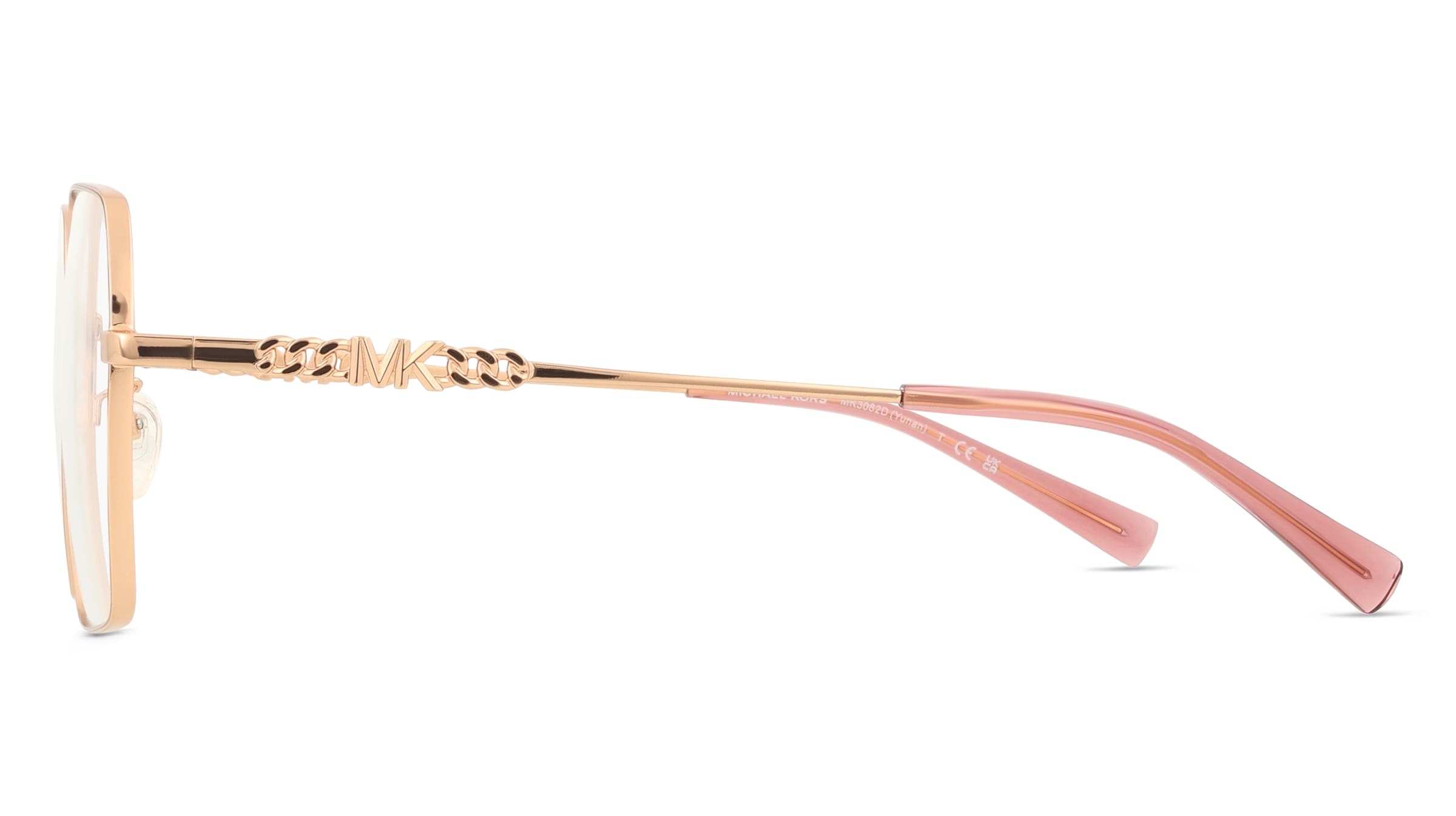 Thumbnail - Michael Kors 0MK3082D YUNAN Damen-Brille inkl. Gläser Vollrand Eckig Metall-Gestell 55mm/17mm/145mm, pink