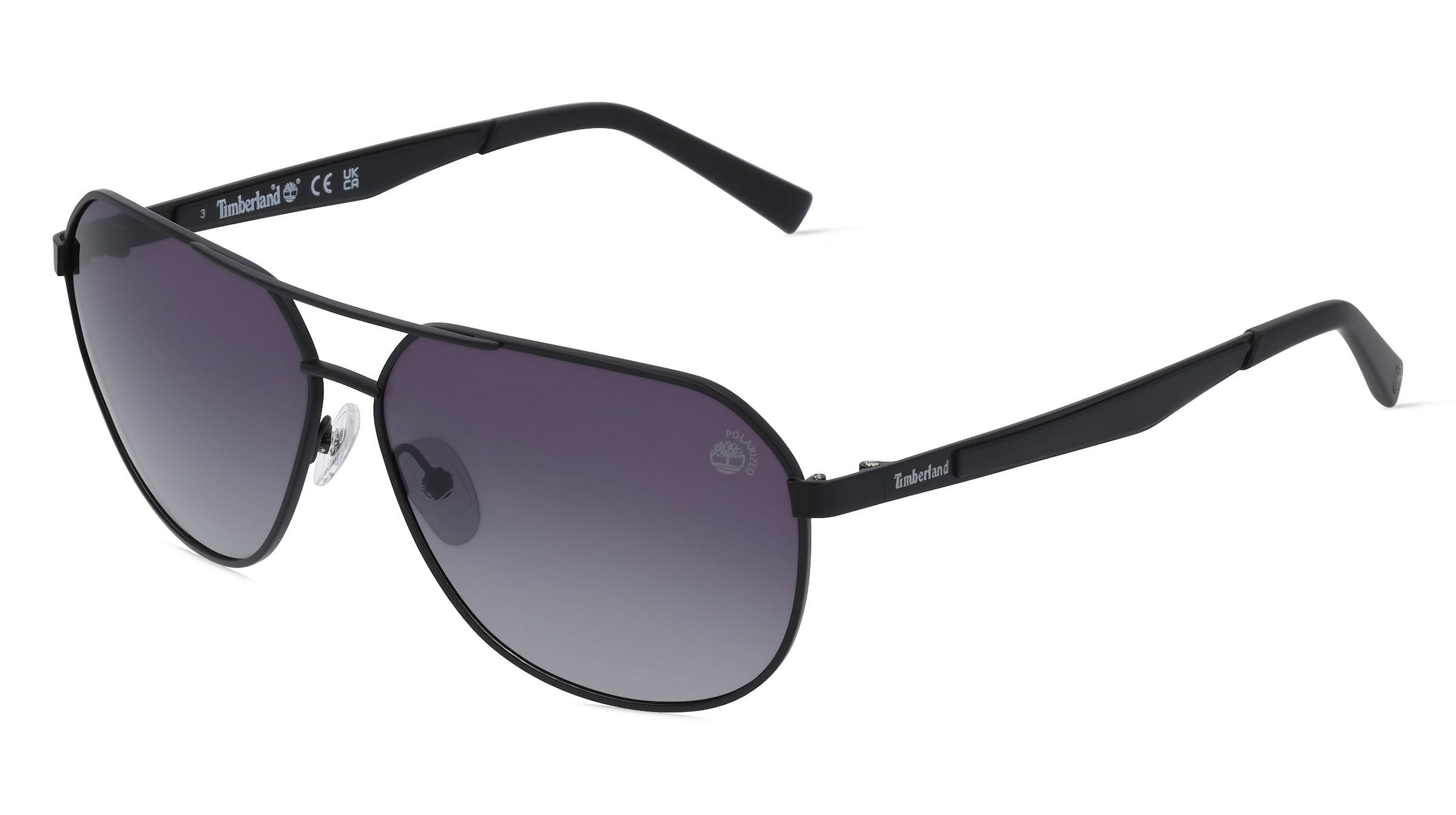 Marcolin Deutschland Timberland TB9298 Herren-Sonnenbrille Vollrand Pilot Metall-Gestell, Schwarz