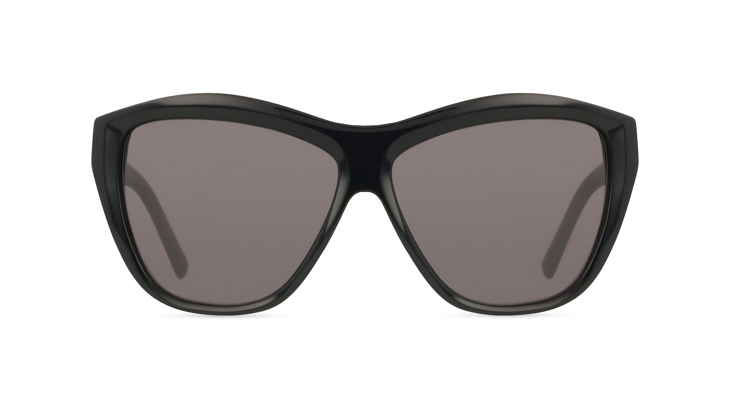 DKNY DK544S Damen-Sonnenbrille Vollrand Eckig Acetat-Gestell, schwarz