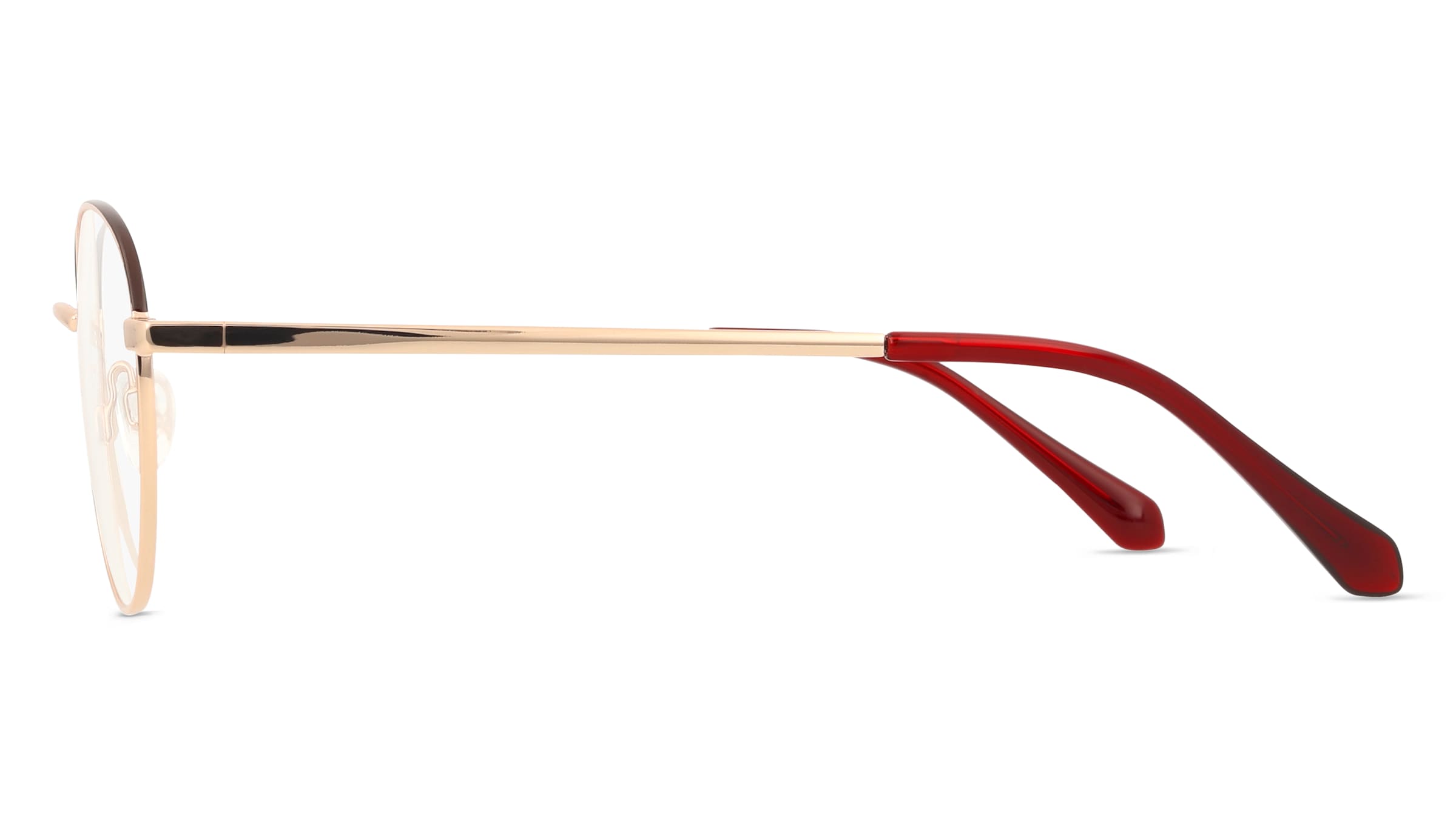 Thumbnail - Fielmann OU 060 FLEX CL KIRA Damen-Brille inkl. Gläser Vollrand Oval Edelstahl-Gestell 50/18/135, gold
