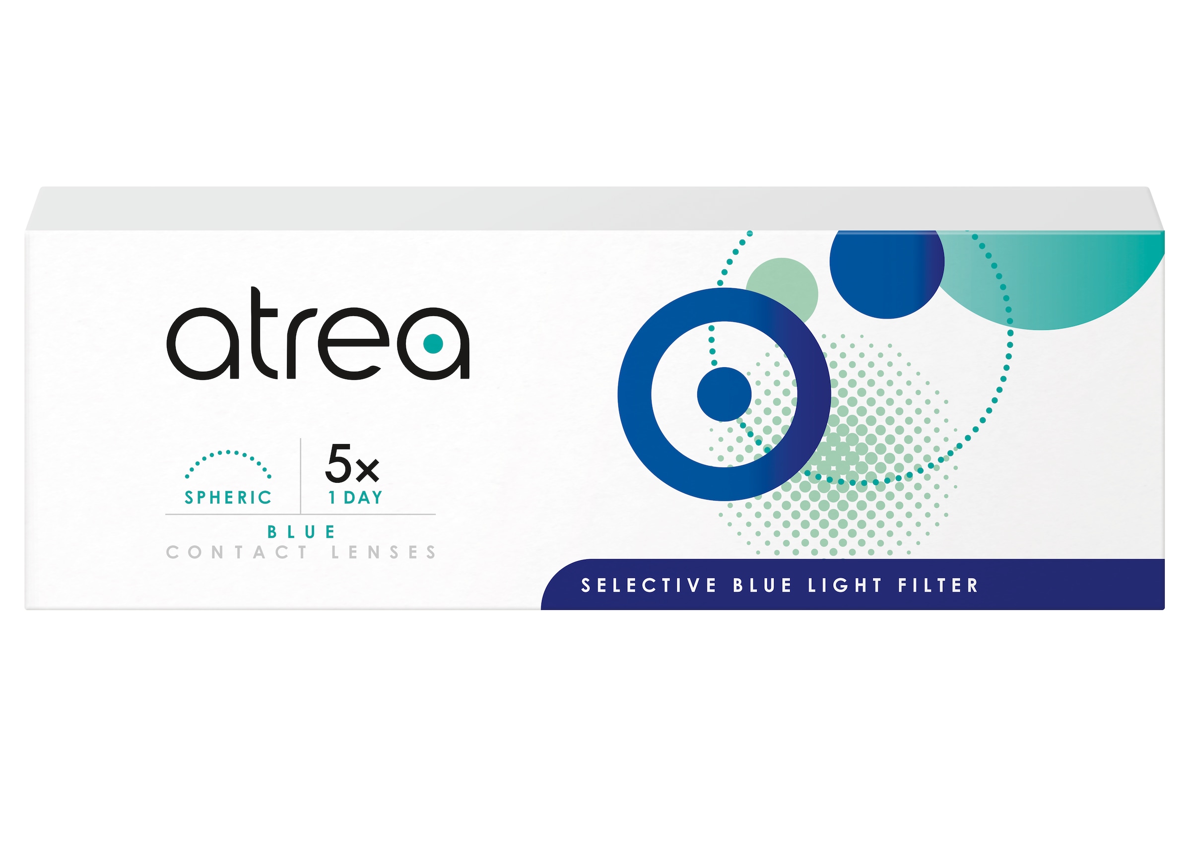 Interojo Atrea Blue 1 Day (5er Packung) Tageslinsen (0 Dpt & Bc 8.6) Mit Uv-Schutz Mit Blaulichtfilter