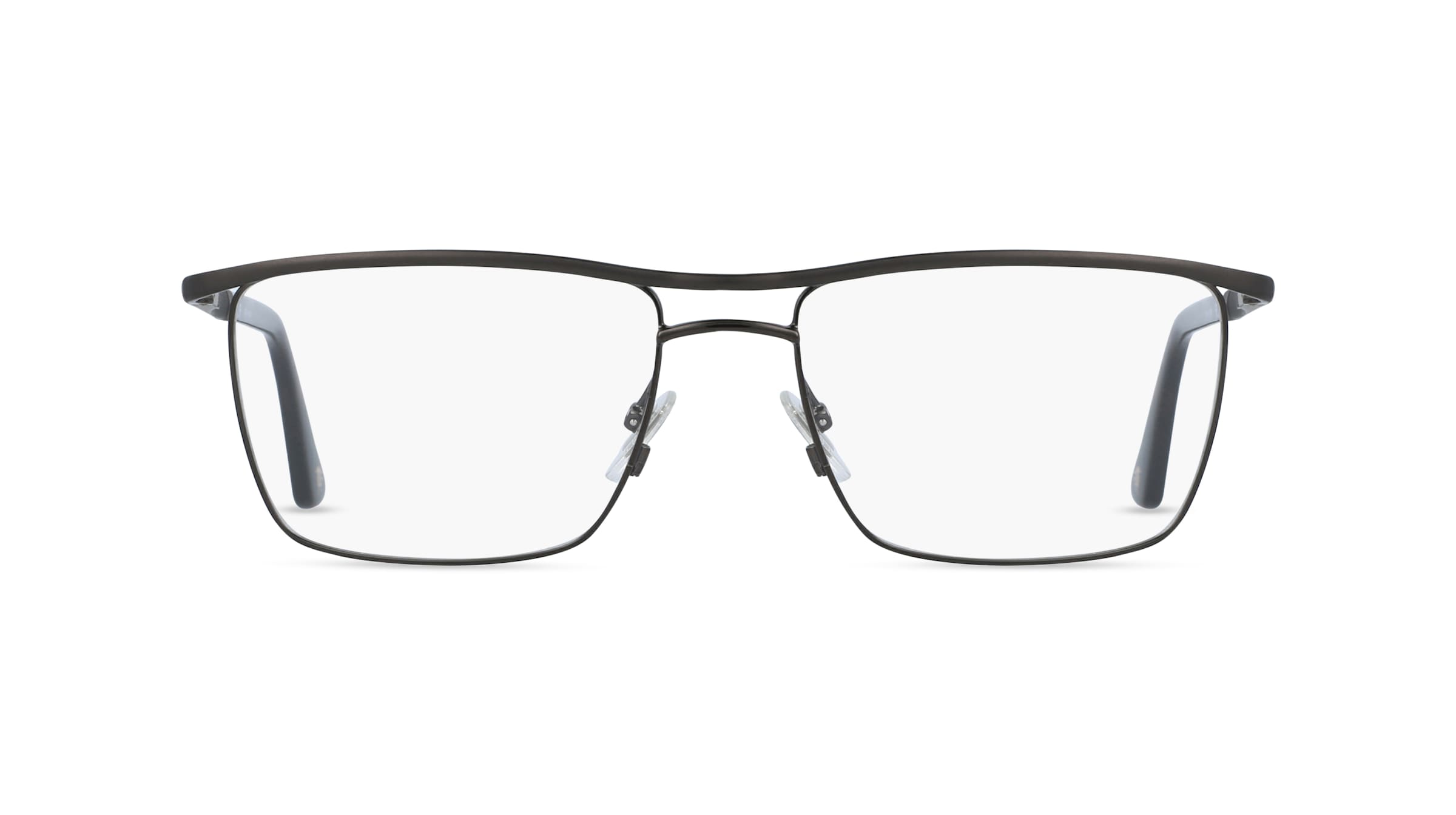 Police VPLD 16 Herren-Brille inkl. Gläser Vollrand Eckig Metall-Gestell 55mm/17mm/145mm, grau