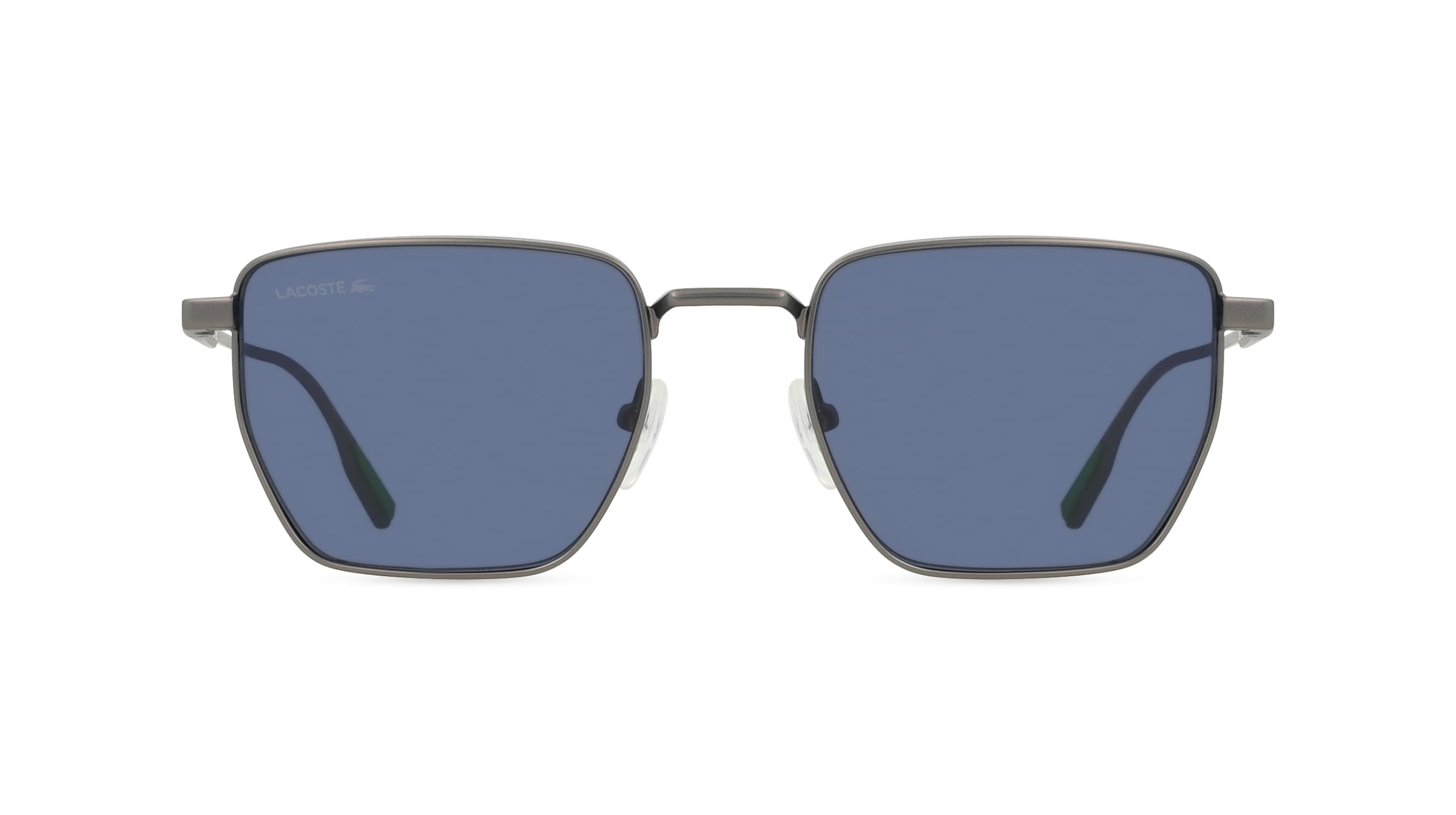 Lacoste L260S Unisex-Sonnenbrille Vollrand Eckig Metall-Gestell, grau