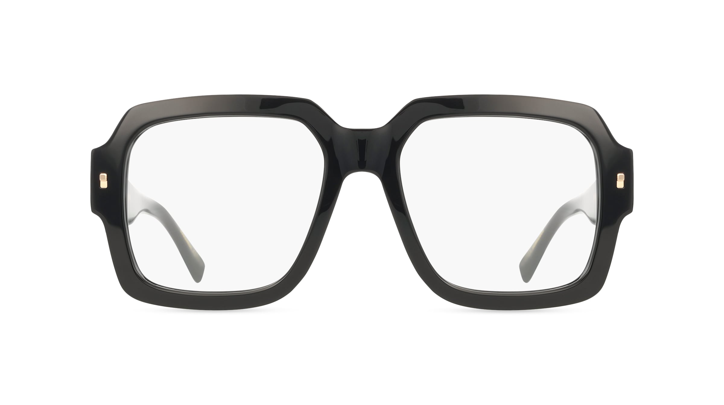 Dsquared2 D2 0148 Herren-Brille inkl. Gläser Vollrand Eckig Acetat-Gestell 47mm/19mm/145mm, schwarz