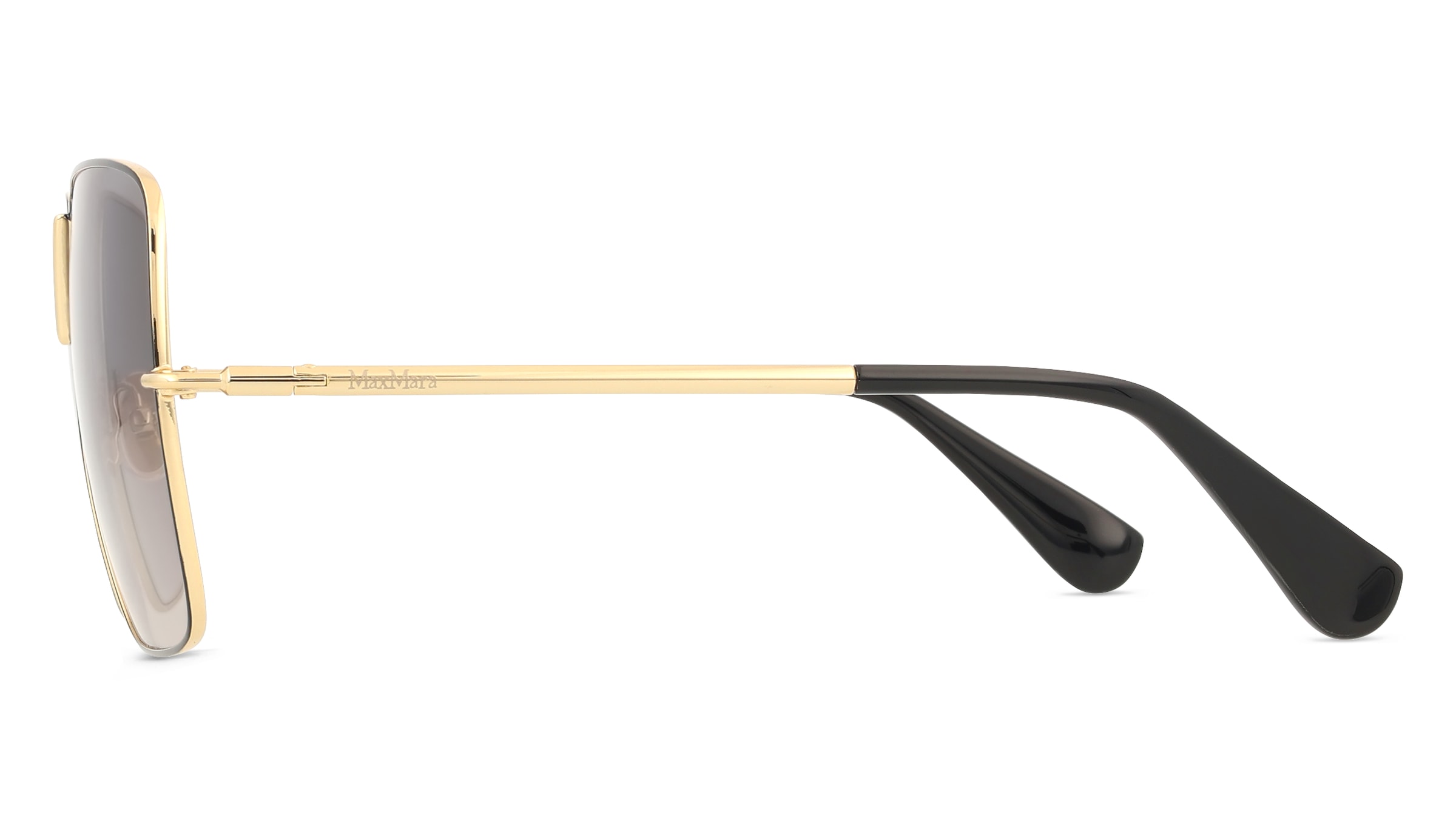 Thumbnail - Max Mara MM0082 Damen-Sonnenbrille Vollrand Pilot Metall-Gestell, gold