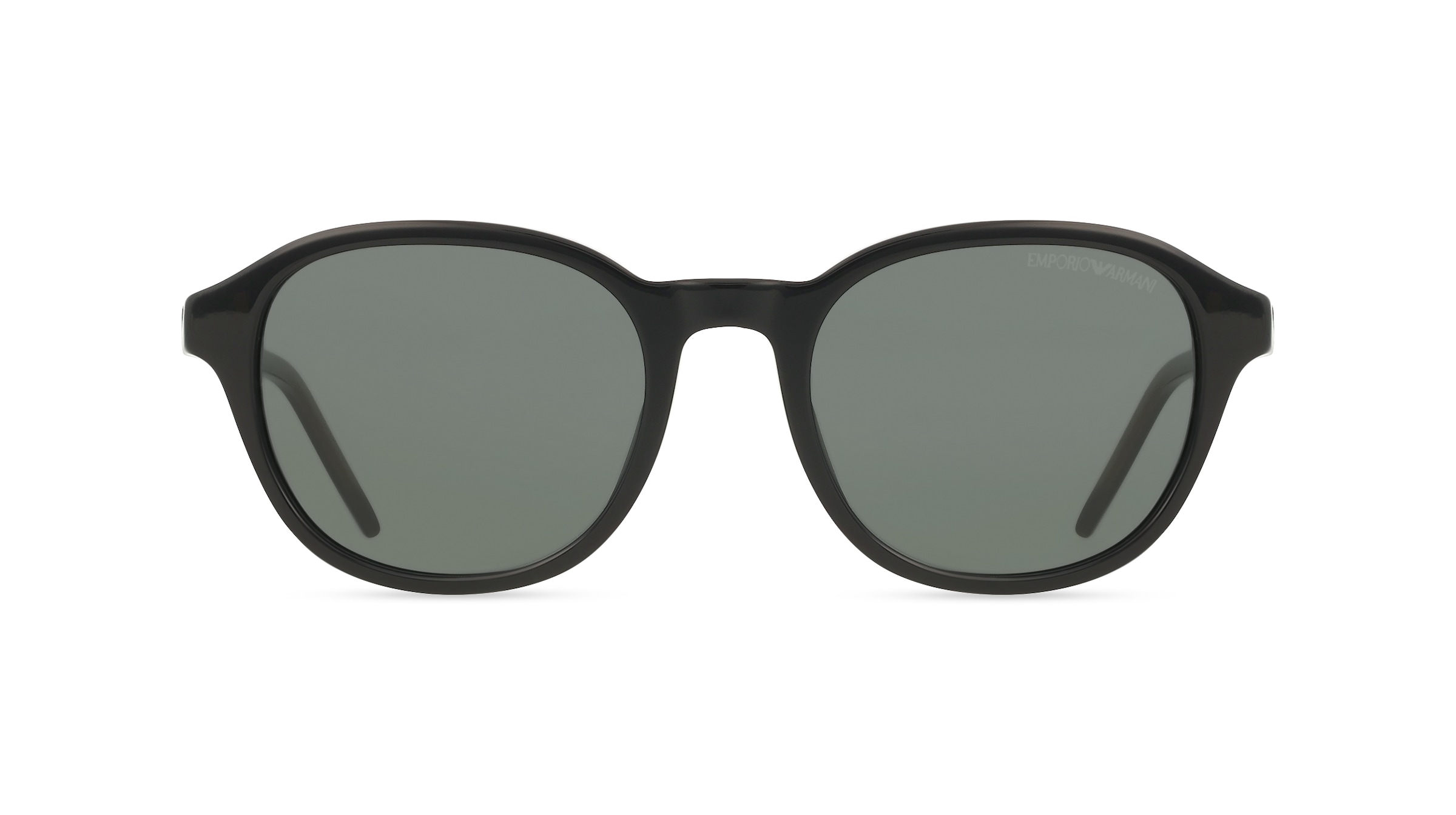 Emporio Armani EA4247U Herren-Sonnenbrille Vollrand Panto Acetat-Gestell, schwarz