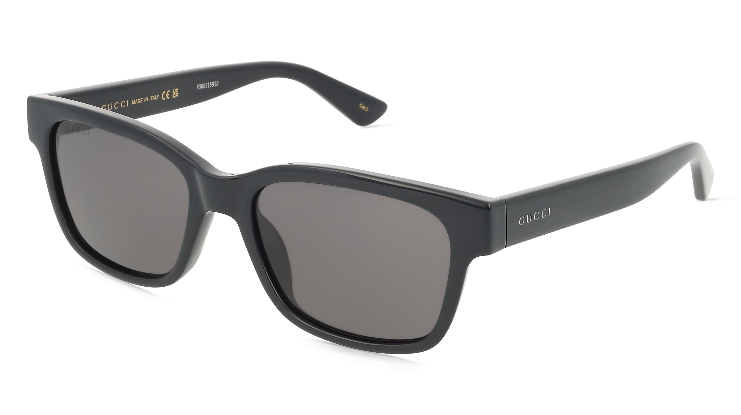 Gucci GG1716S Unisex-Sonnenbrille Vollrand Eckig Kunststoff-Gestell, Schwarz