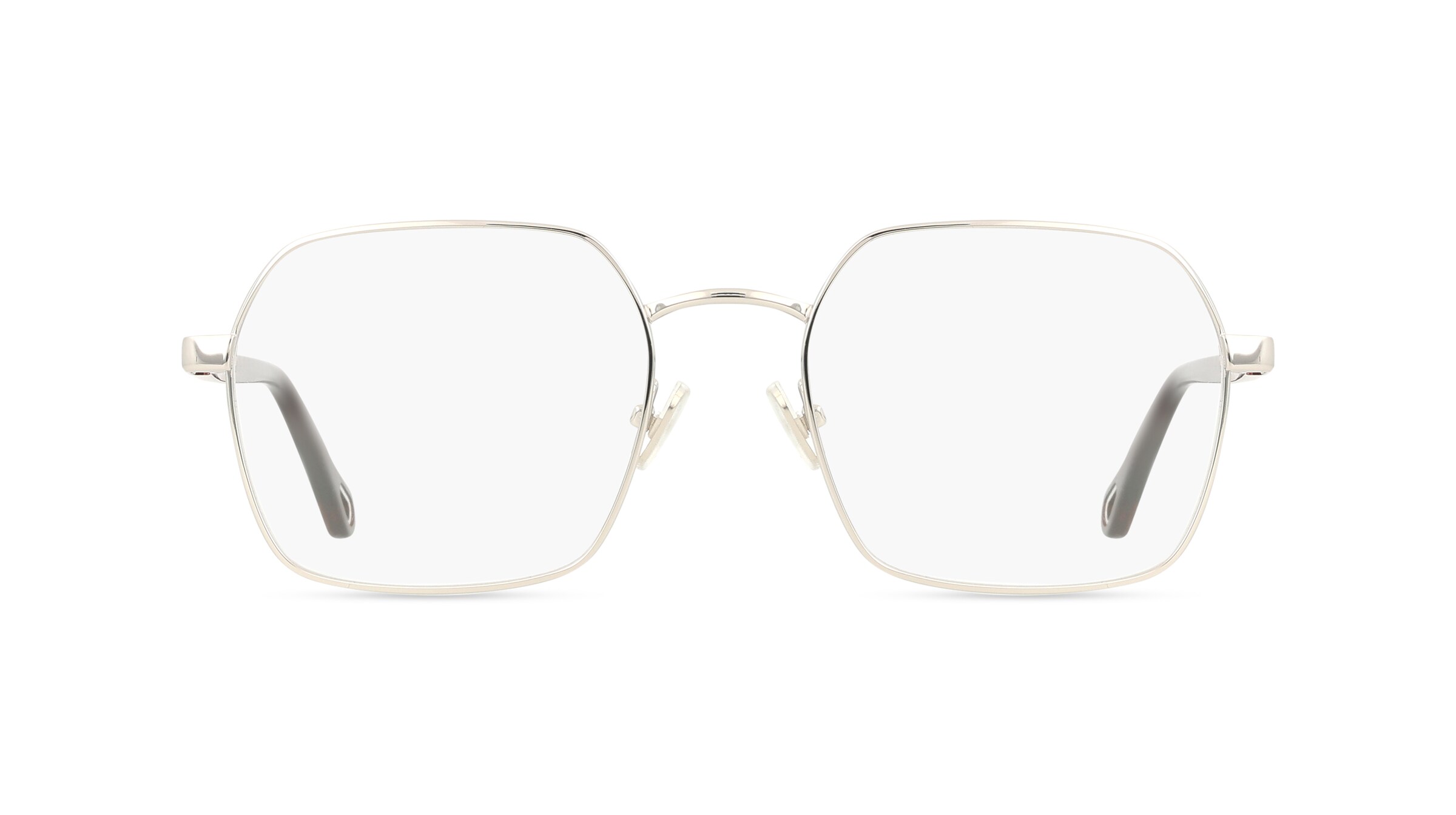 Chloé CH0268O Damen-Brille inkl. Gläser Vollrand Eckig Metall-Gestell 54mm/19mm/140mm, silber