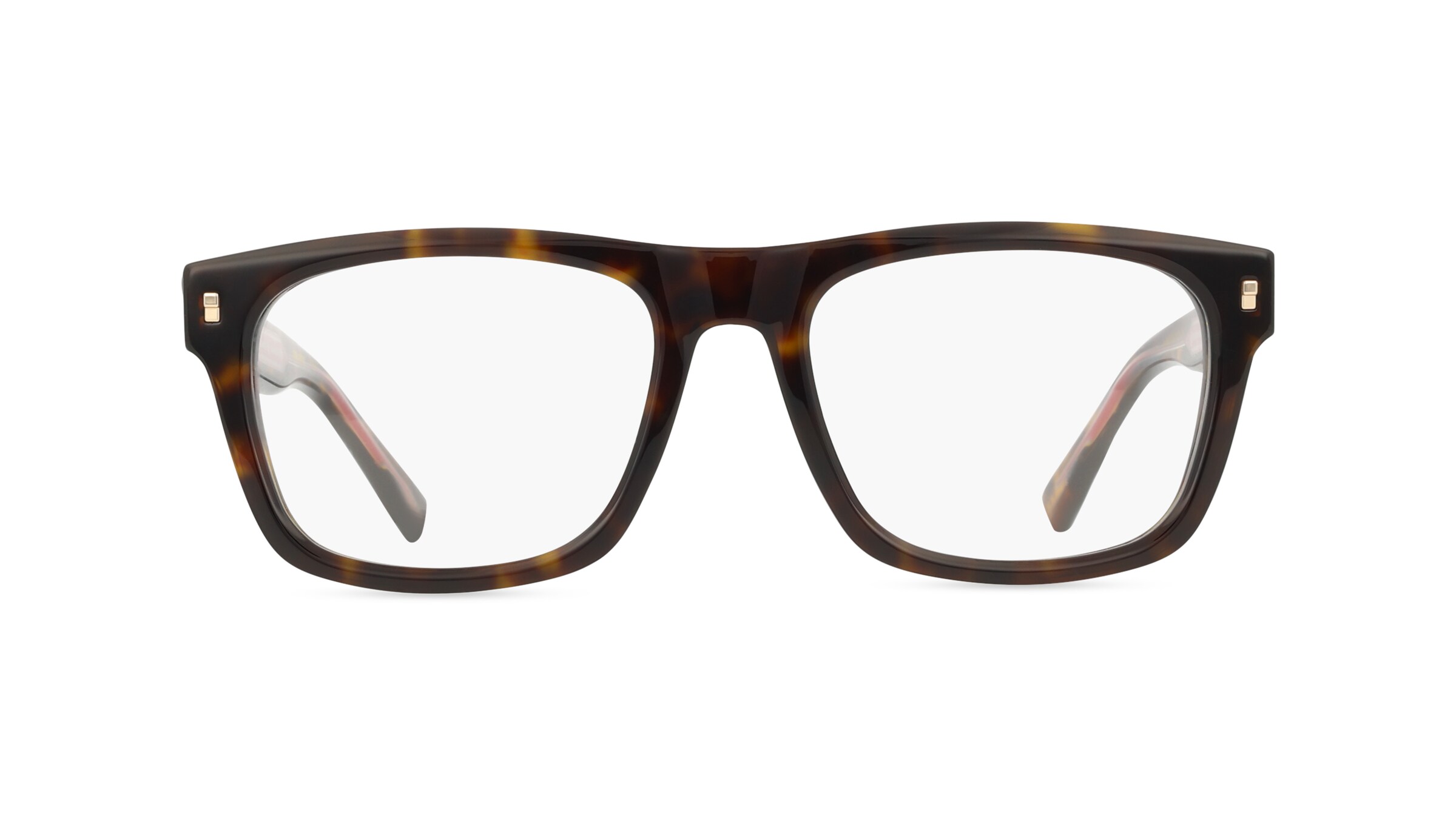 Dsquared2	 D2 0021 Herren-Brille inkl. Gläser Vollrand Eckig Acetat-Gestell 54mm/19mm/150mm, braun