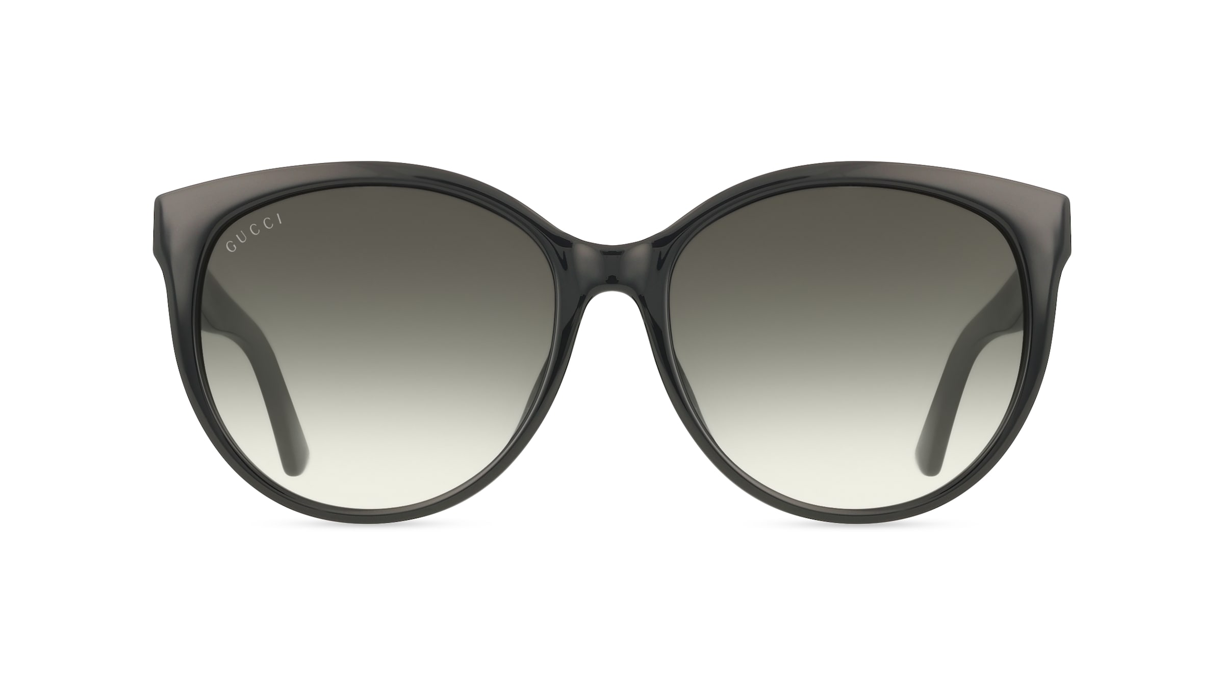 Gucci GG0636SK Damen-Sonnenbrille Vollrand Cat Eye Kunststoff-Gestell, Schwarz