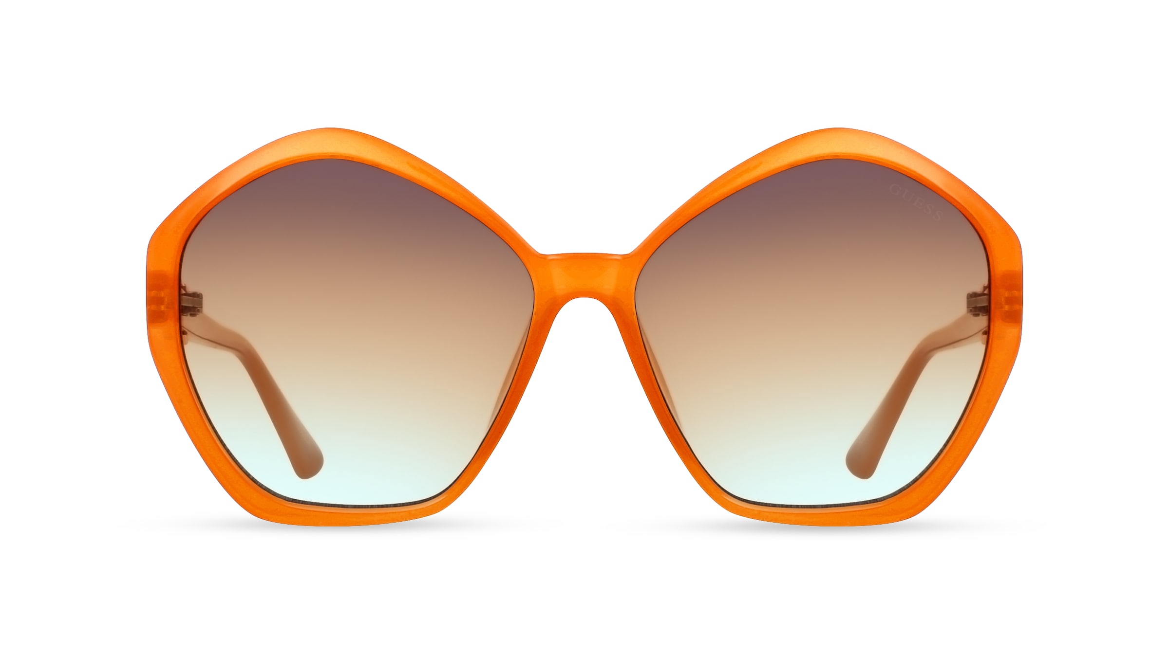Thumbnail - Guess GU7813 Damen-Sonnenbrille Vollrand Butterfly Kunststoff-Gestell, orange