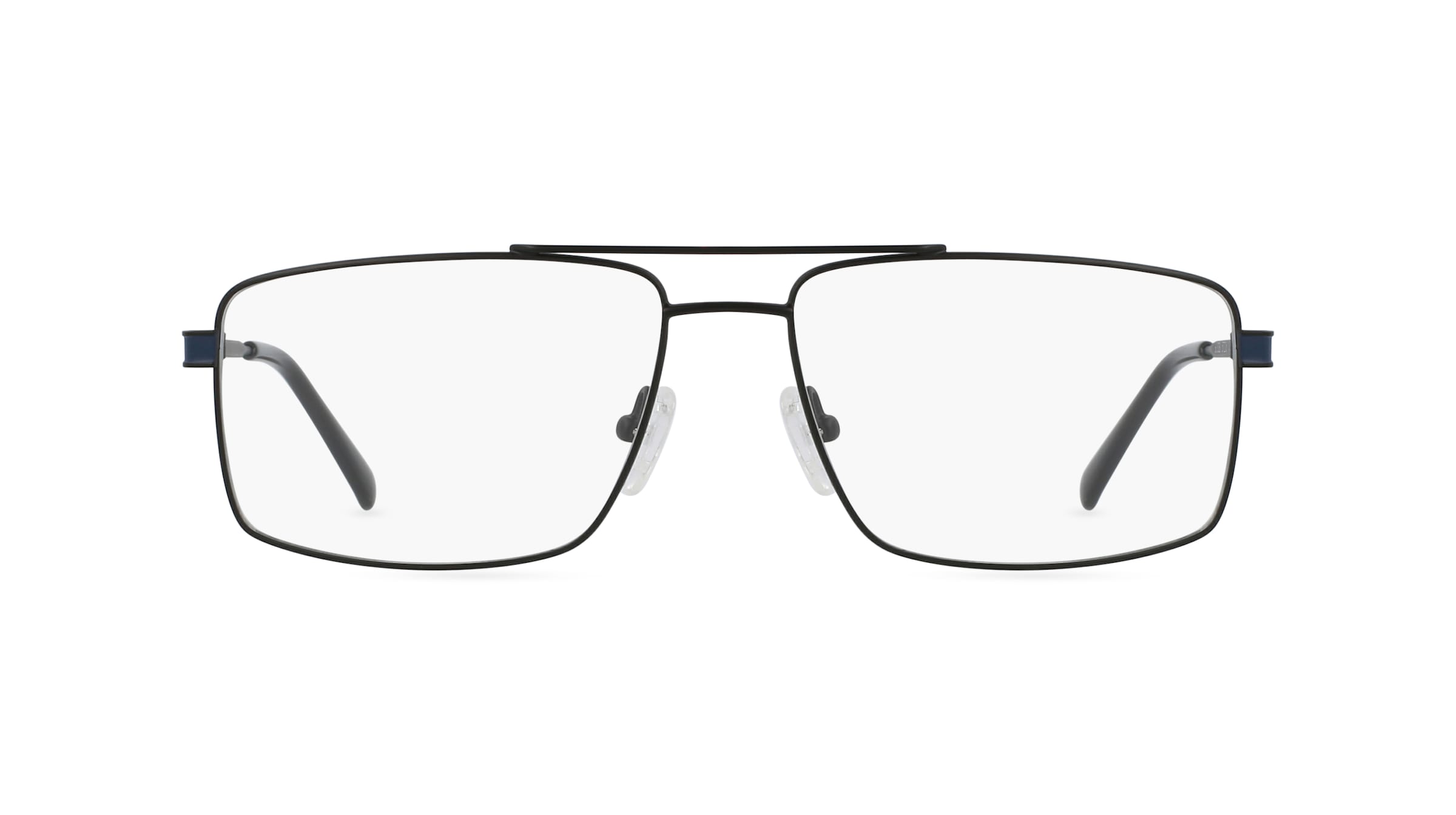 Fielmann CY 023 FLEX CL Herren-Brille inkl. Gläser Vollrand Eckig Metall-Gestell 57mm/16mm/140mm, schwarz