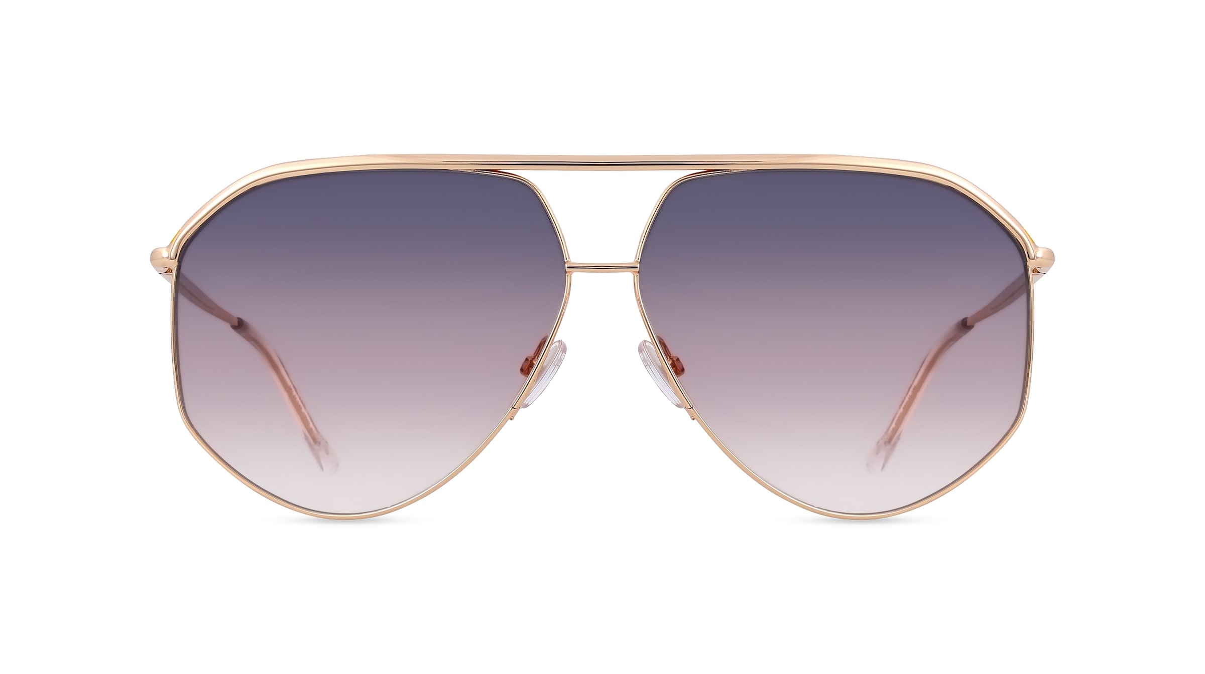 Isabel Marant IM 0117/S Damen-Sonnenbrille Vollrand Pilot Metall-Gestell, gold