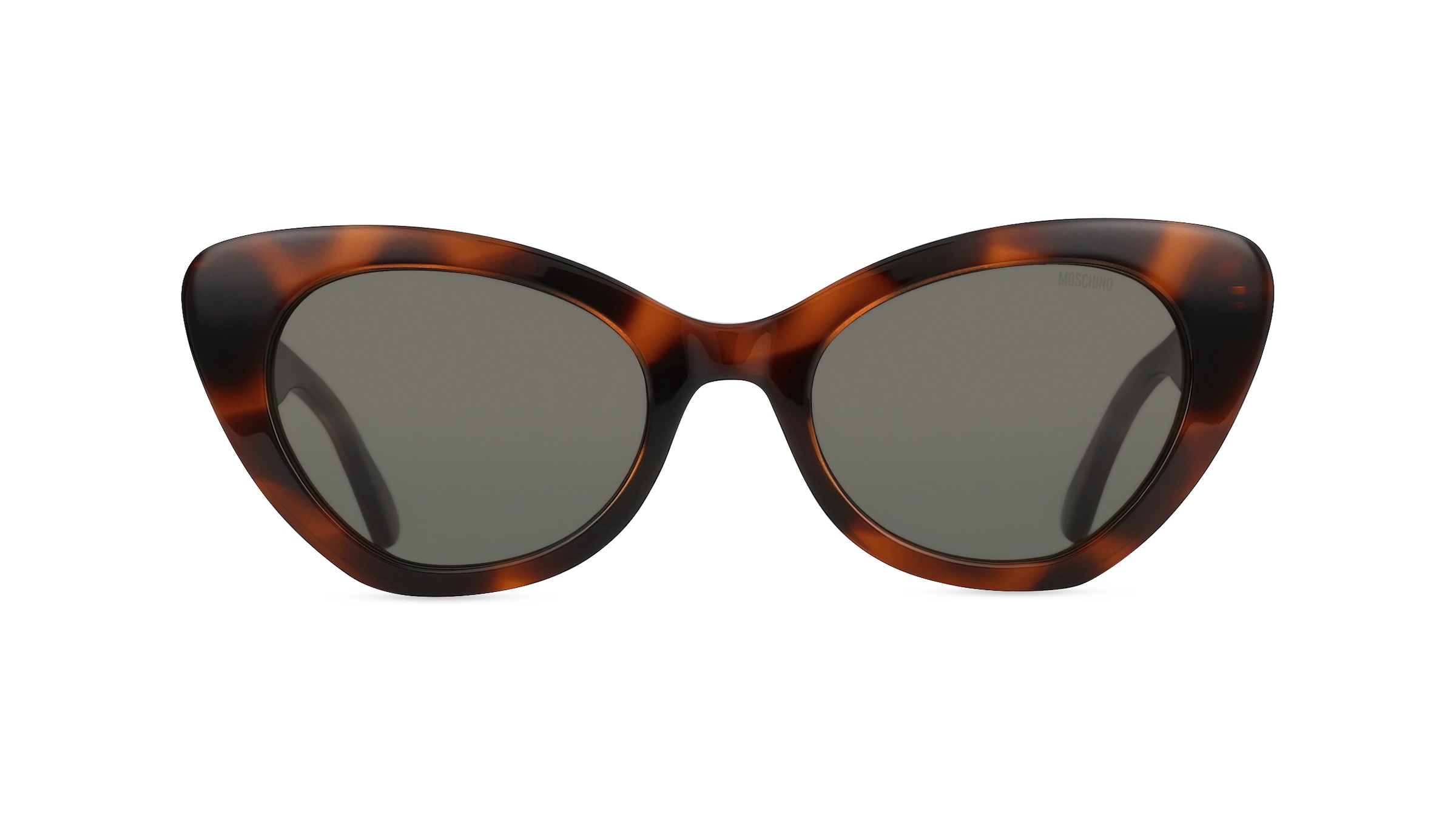 Moschino 147/S Damen-Sonnenbrille Vollrand Butterfly Acetat-Gestell, braun