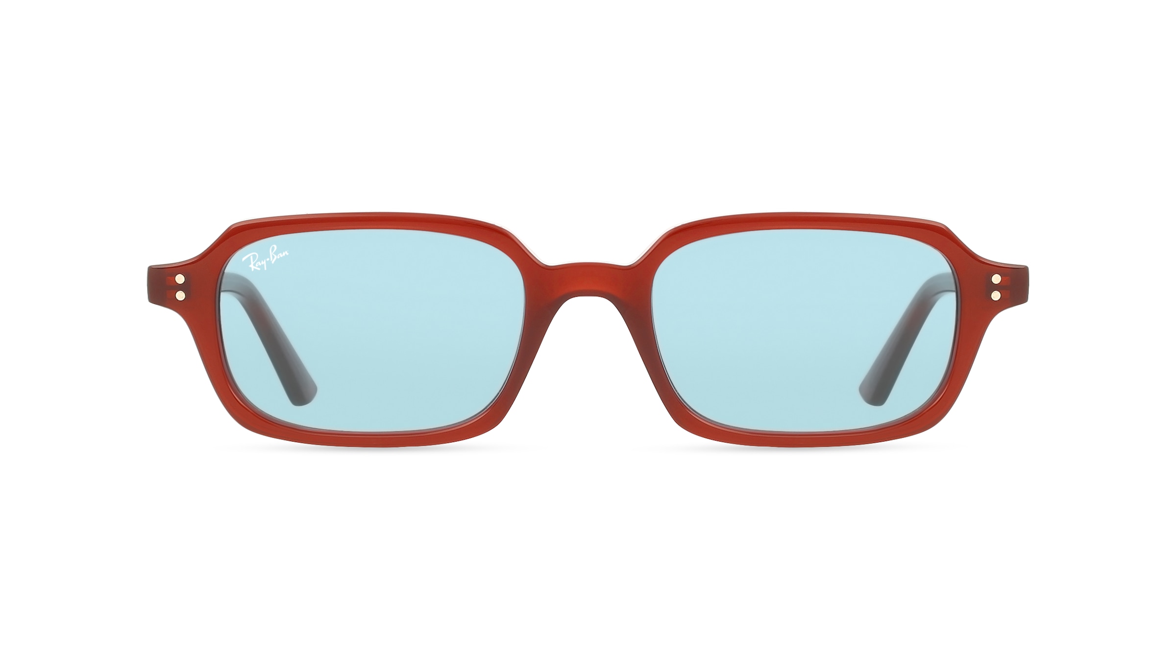 Ray-Ban RB4458 Zuri Unisex-Sonnenbrille Vollrand Pilot Kunststoff-Gestell, braun