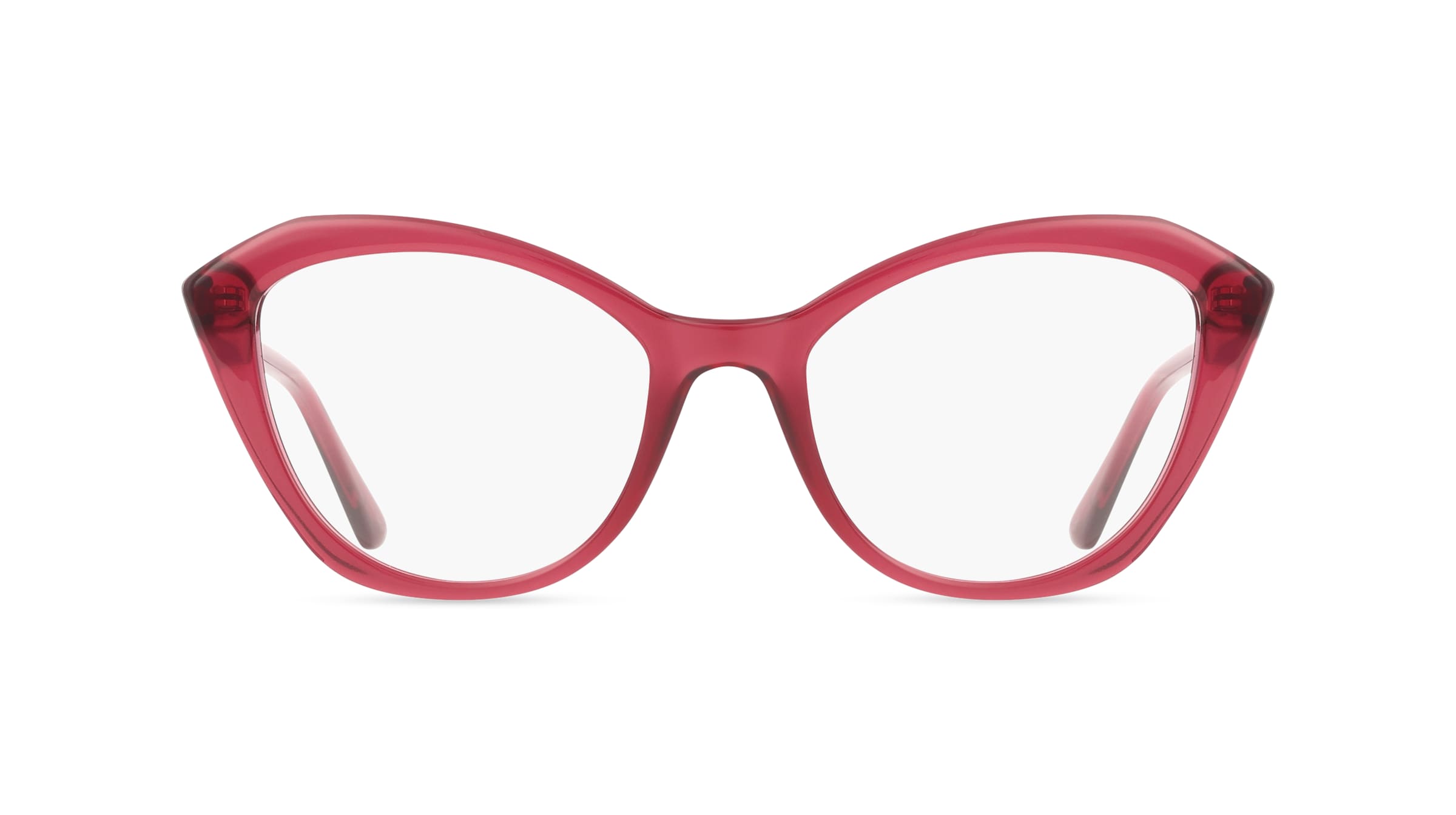 Karl Lagerfeld KL6137 Damen-Brille inkl. Gläser Vollrand Butterfly Acetat-Gestell 52mm/19mm/140mm, Rot