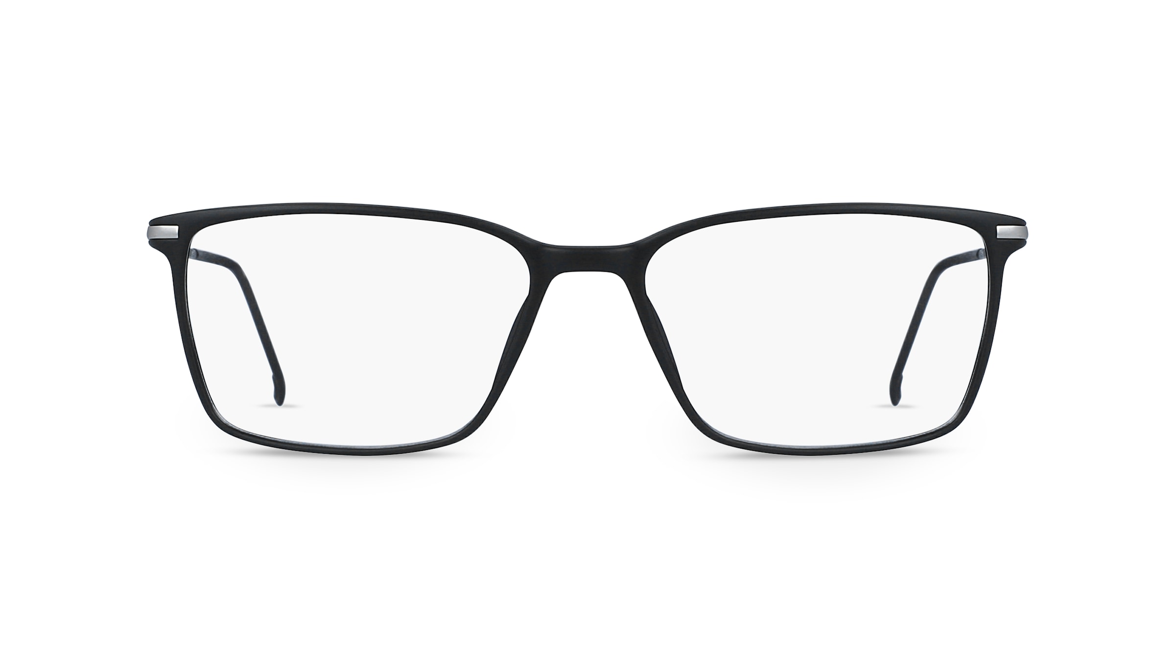 Fielmann COMFORT 092 FLEX CL Herren-Brille inkl. Gläser Vollrand Eckig Kunststoff-Gestell 53mm/15mm/135mm, schwarz