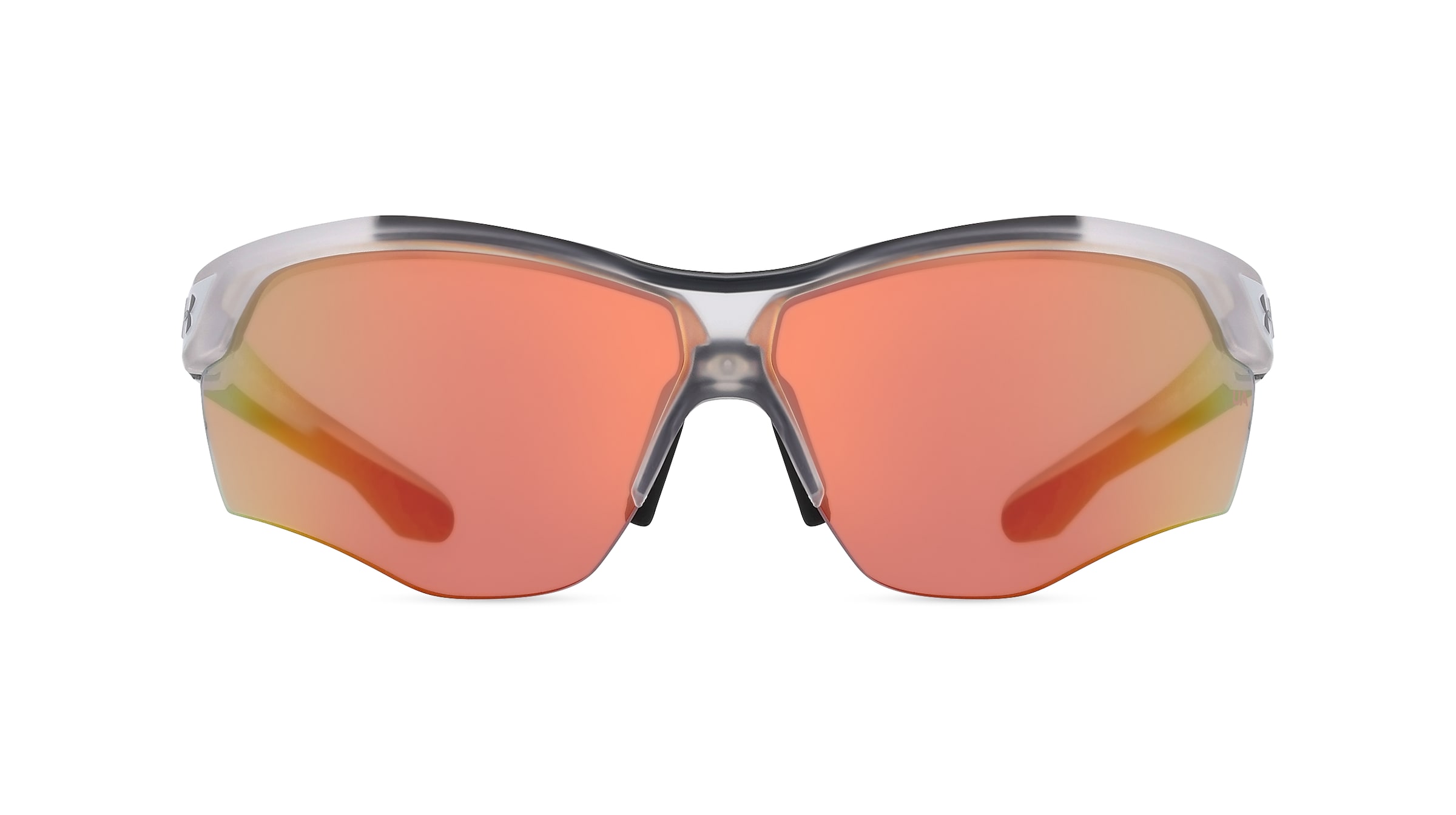 Under Armour UA YARD DUAL Unisex-Sonnenbrille Vollrand Eckig Kunststoff-Gestell, grau