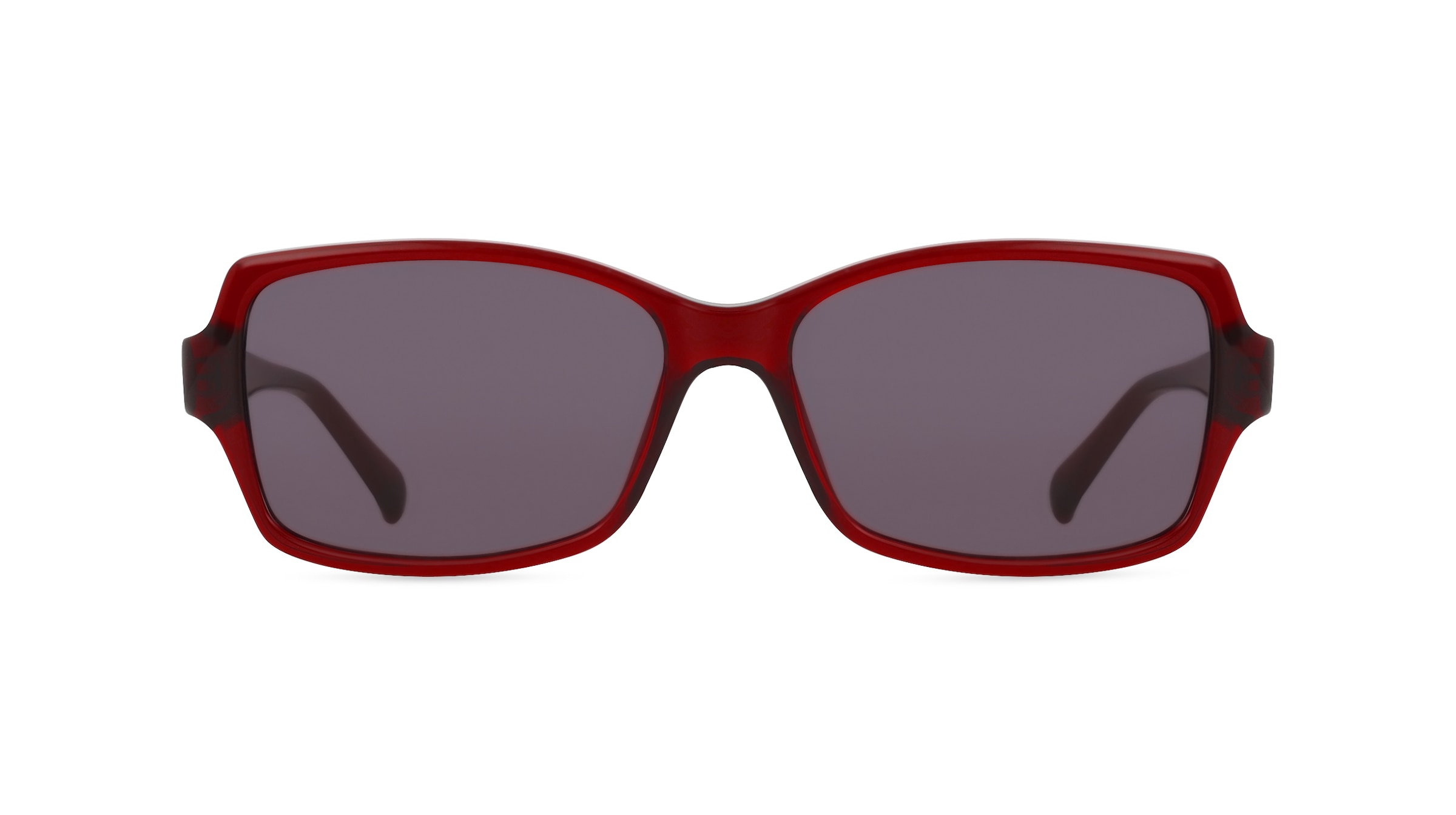 Fielmann BD 543 SUN CL Damen-Sonnenbrille Vollrand Eckig Propionat-Gestell, rot