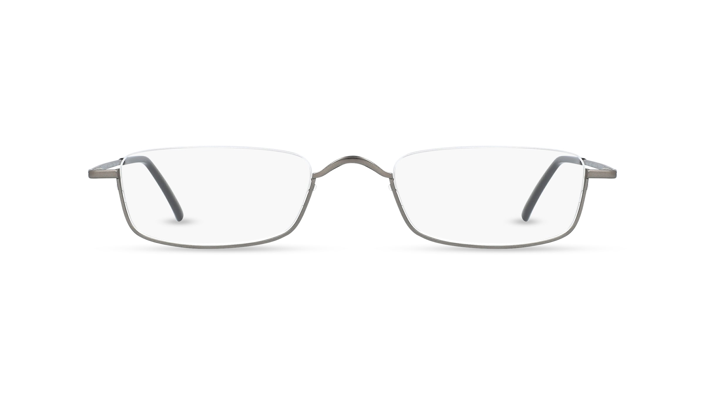 Fielmann TITANIUM 193 FLEX CL Unisex-Brille inkl. Gläser Nylor Schmal Titan-Gestell 49mm/21mm/145mm, grau