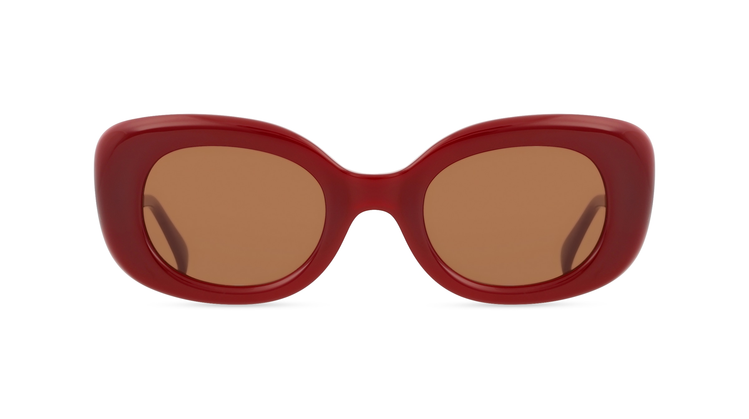 Fielmann MC 625 SUN FA FRIDA Damen-Sonnenbrille Vollrand Oval Propionat-Gestell, rot