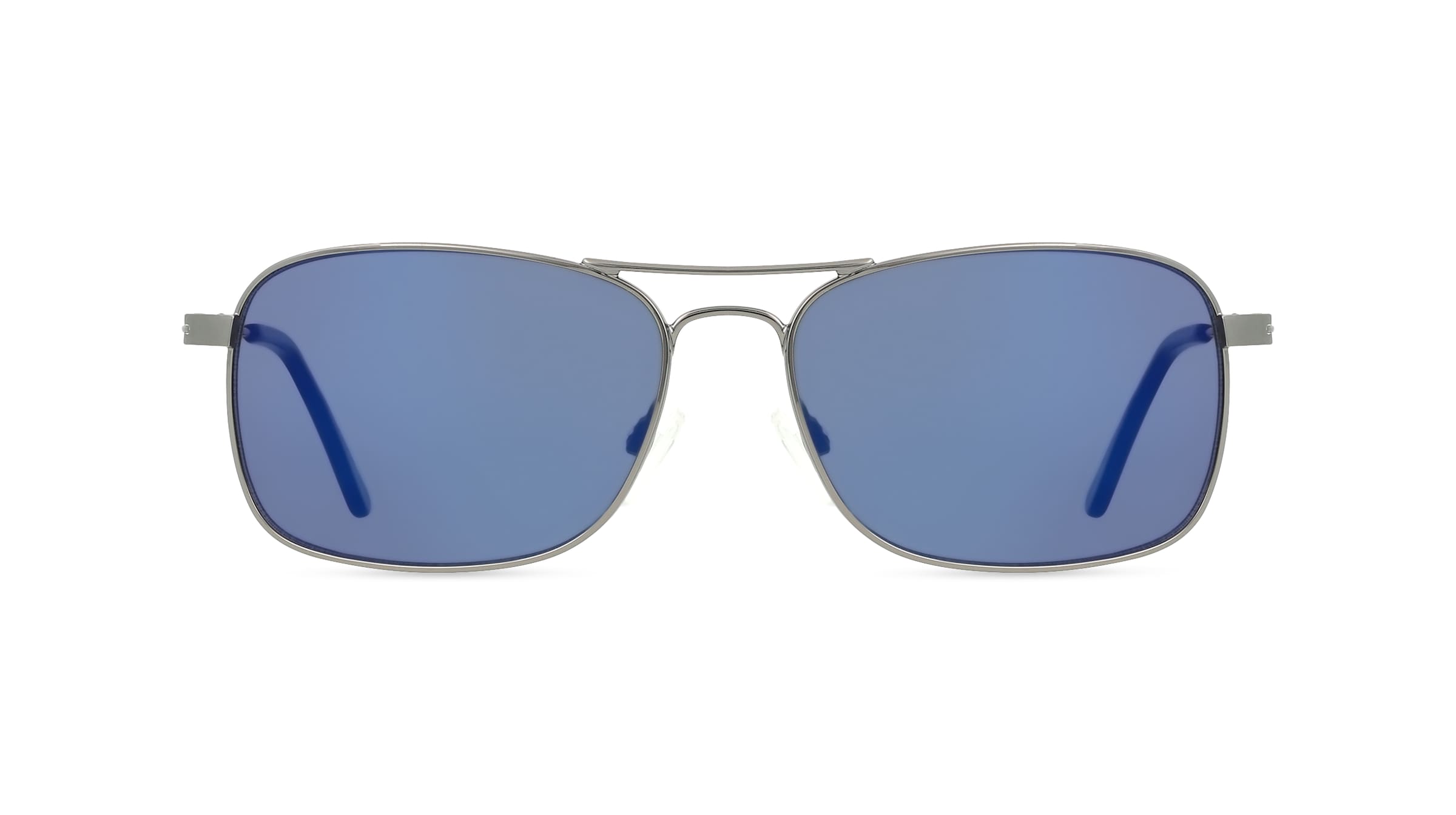 Fielmann BD 313 SUN CL Herren-Sonnenbrille Vollrand Quadratisch Edelstahl-Gestell, grau