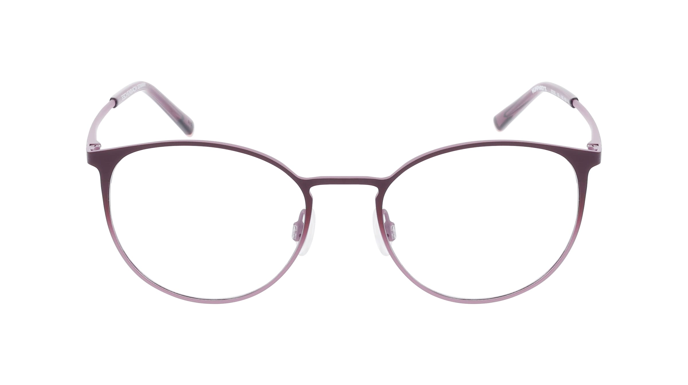 HUMPHREY’S eyewear 582382 Herren-Brille inkl. Gläser Vollrand Panto Metall-Gestell 51mm/19mm/140mm, pink