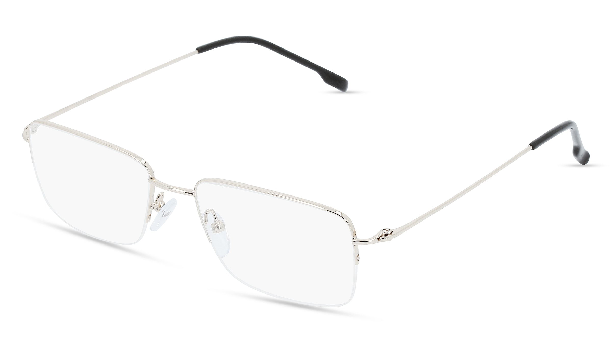 Fielmann BD 452 CL Herren-Brille inkl. Gläser Halbrand Quadratisch Edelstahl-Gestell 55/18/145, Gold