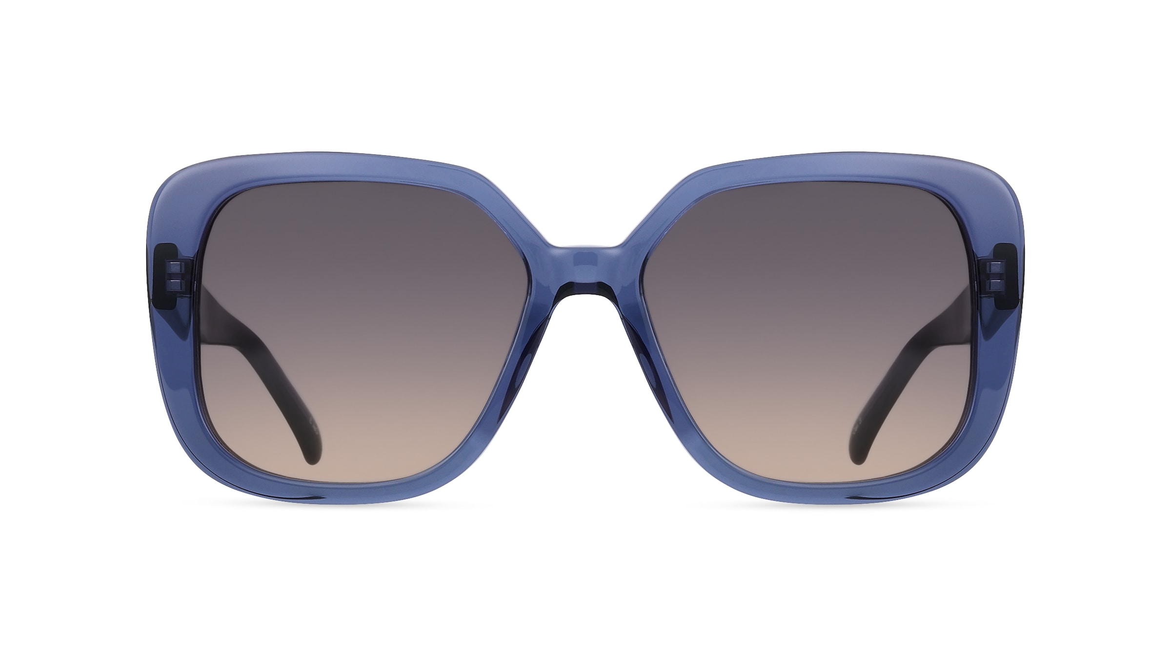 Fielmann MF 053 SUN FA Damen-Sonnenbrille Vollrand Butterfly Bio-Acetat-Gestell, blau