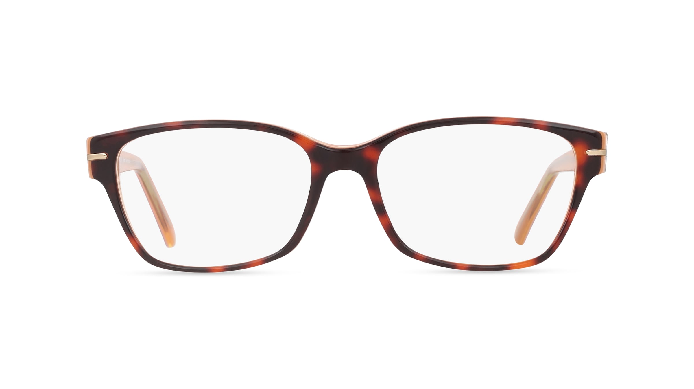 Fielmann 2161 FLEX FA Damen-Brille inkl. Gläser Vollrand Quadratisch Acetat-Gestell 53/16/135, Orange
