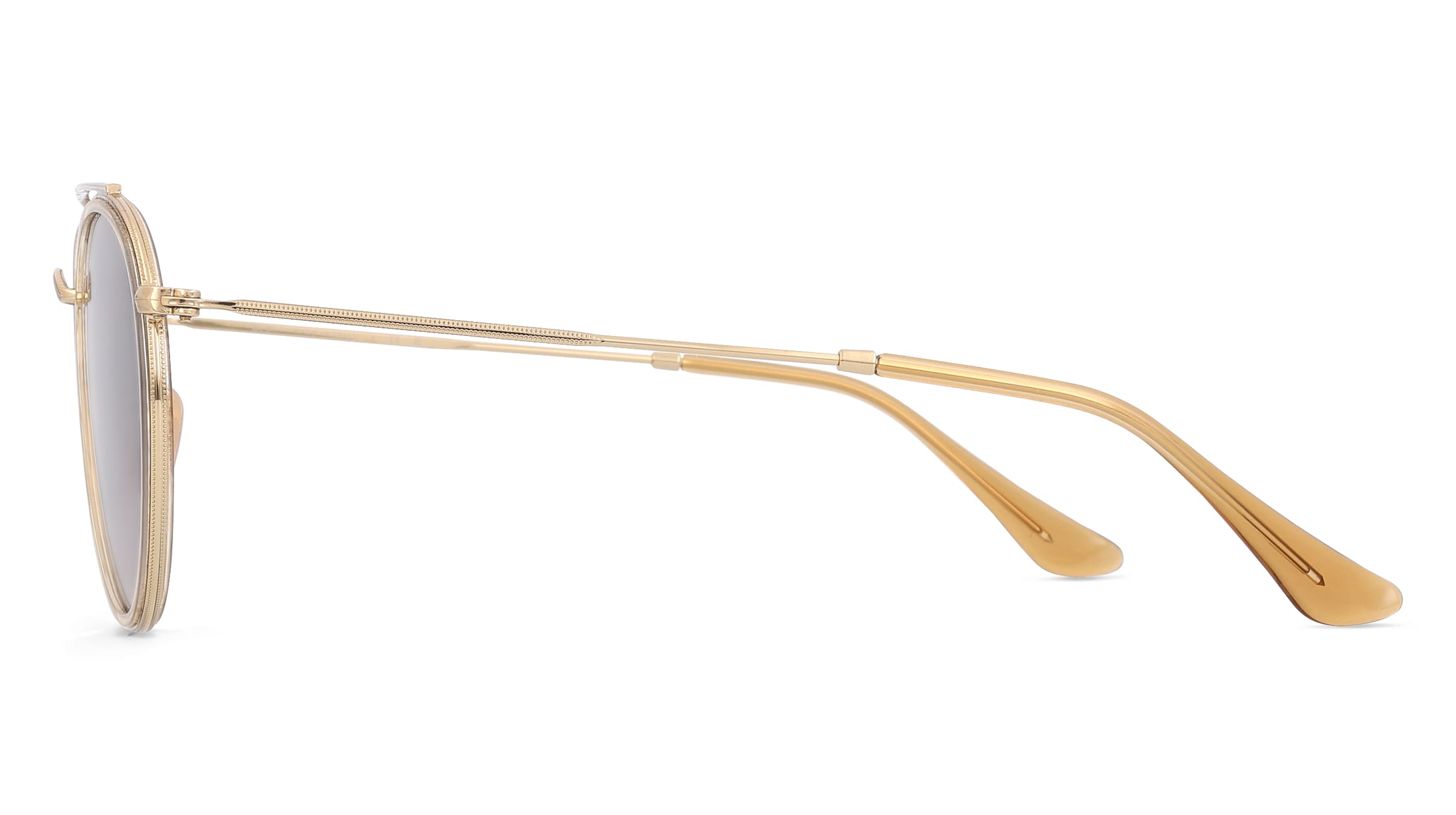 Thumbnail - Ray-Ban RB3647N Unisex-Sonnenbrille Vollrand Rund Metall-Gestell, gold
