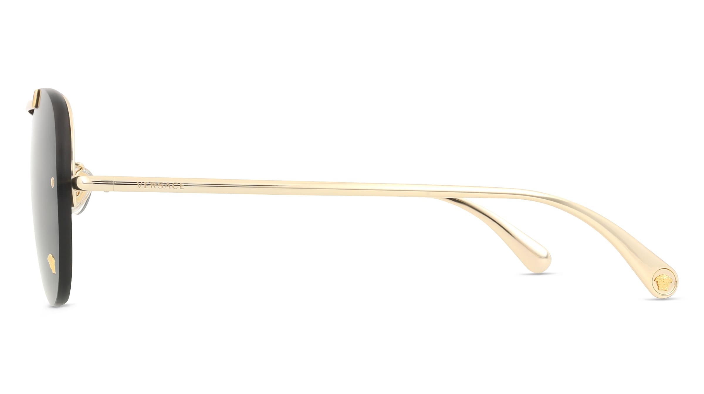 Thumbnail - Versace VE2231 Damen-Sonnenbrille Randlos Pilot Metall-Gestell, gold